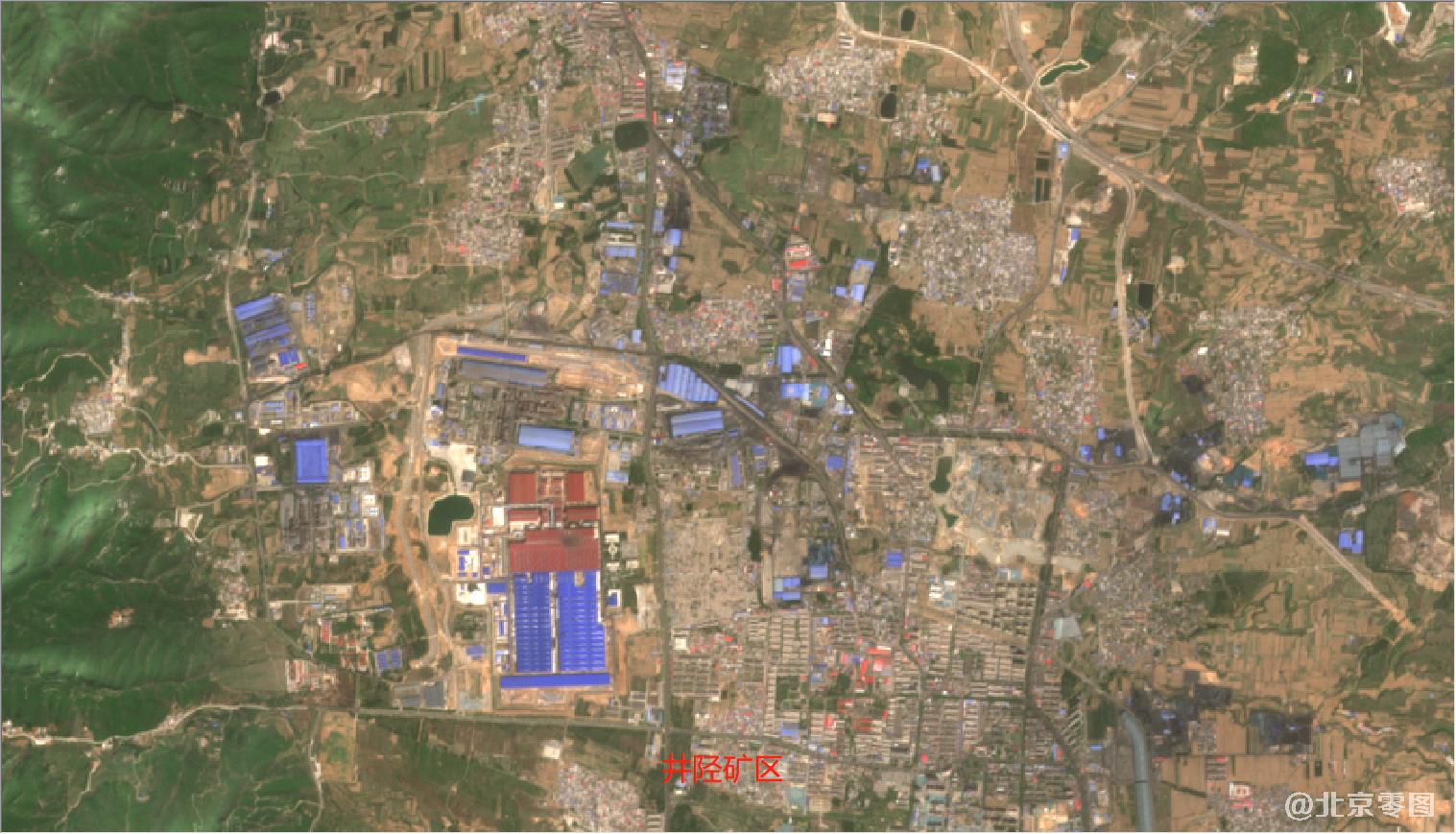 山西省2021年最新卫星图-井陉矿区