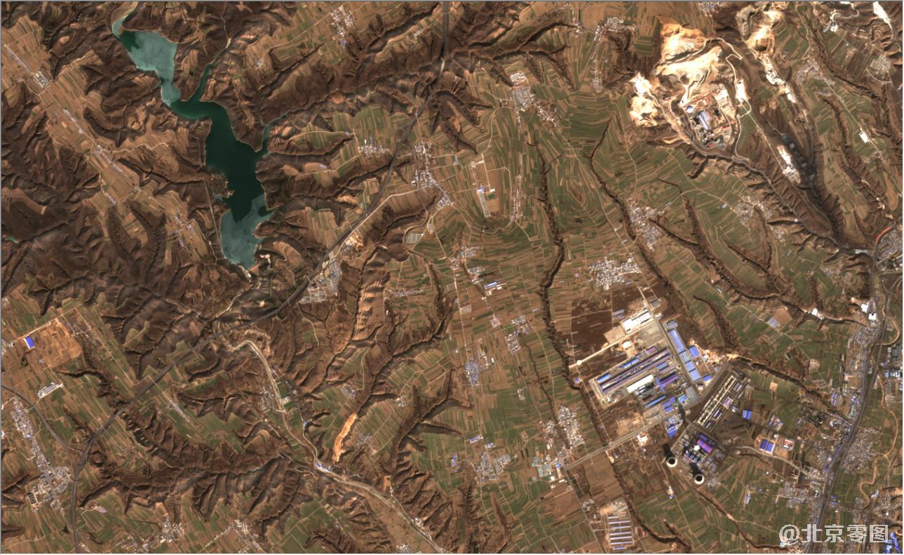 陕西省2021年2月份最新卫星影像图