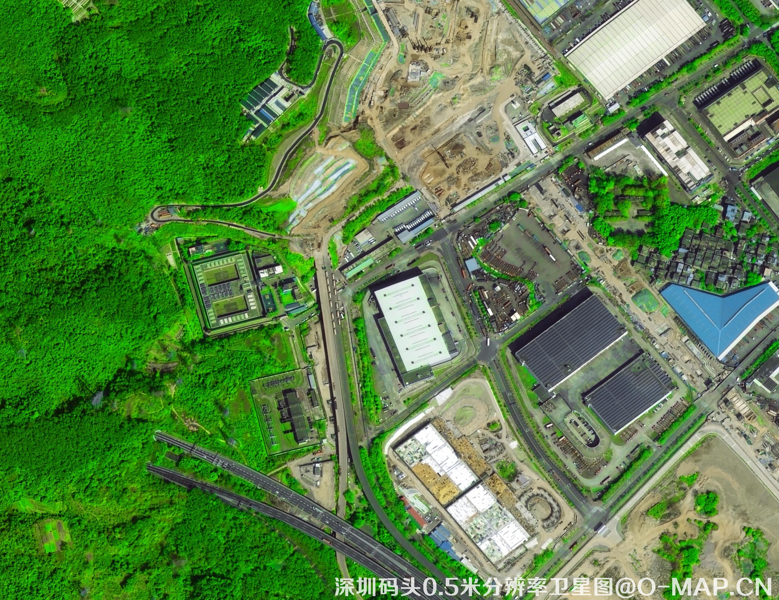 深圳市0.5米分辨率卫星图购买样例