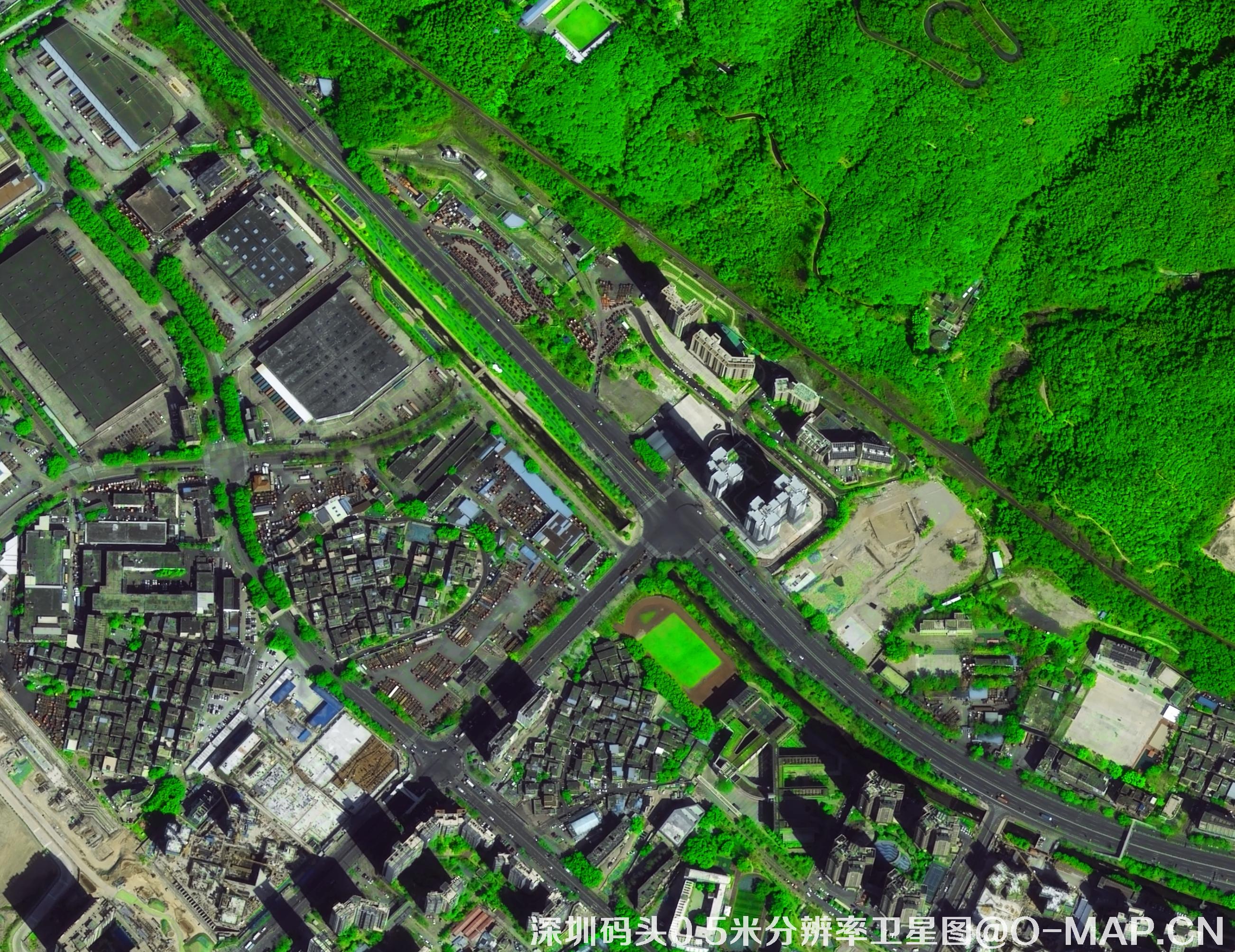 深圳市0.5米分辨率卫星图购买样例