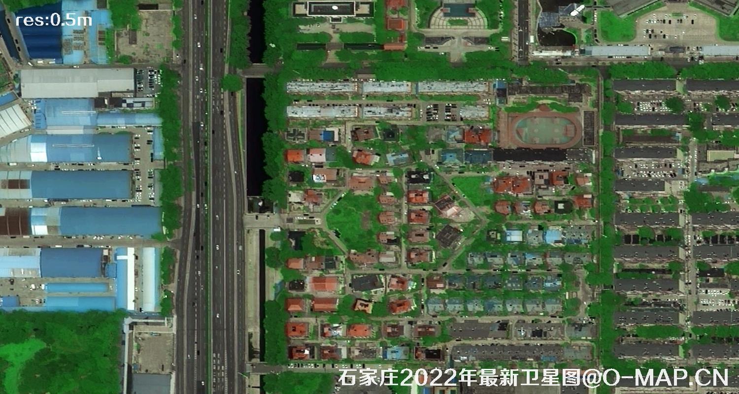 河北省石家庄市2022年0.5米高清卫星影像图