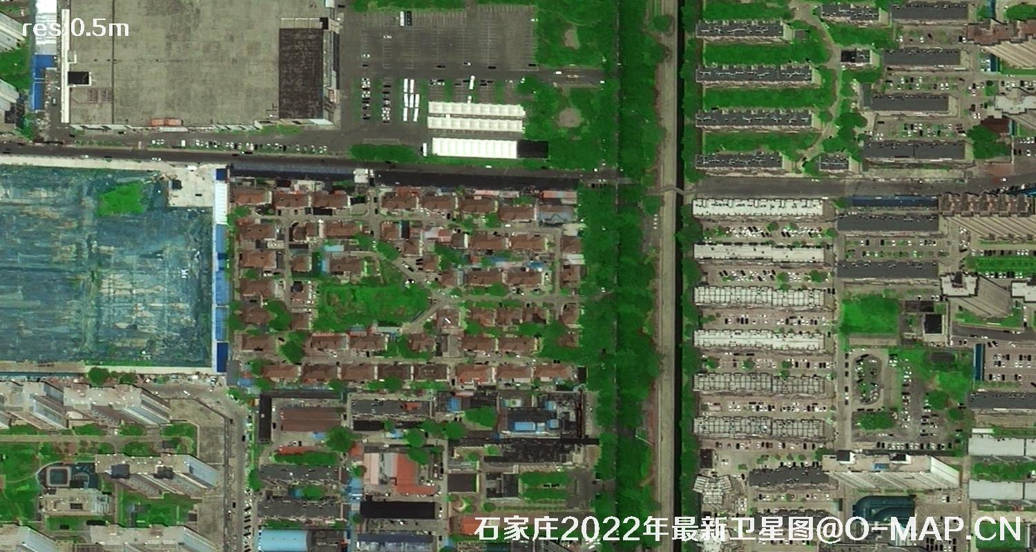 河北省石家庄市2022年0.5米高清卫星影像图