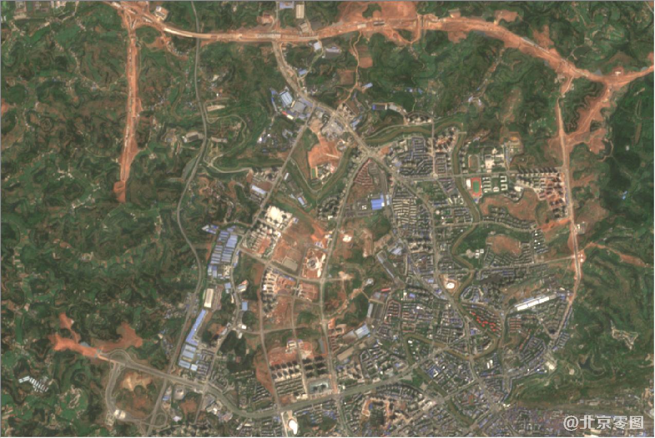 四川省2021年3月份最新卫星图