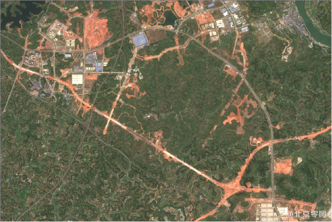 四川省2021年3月份最新卫星图