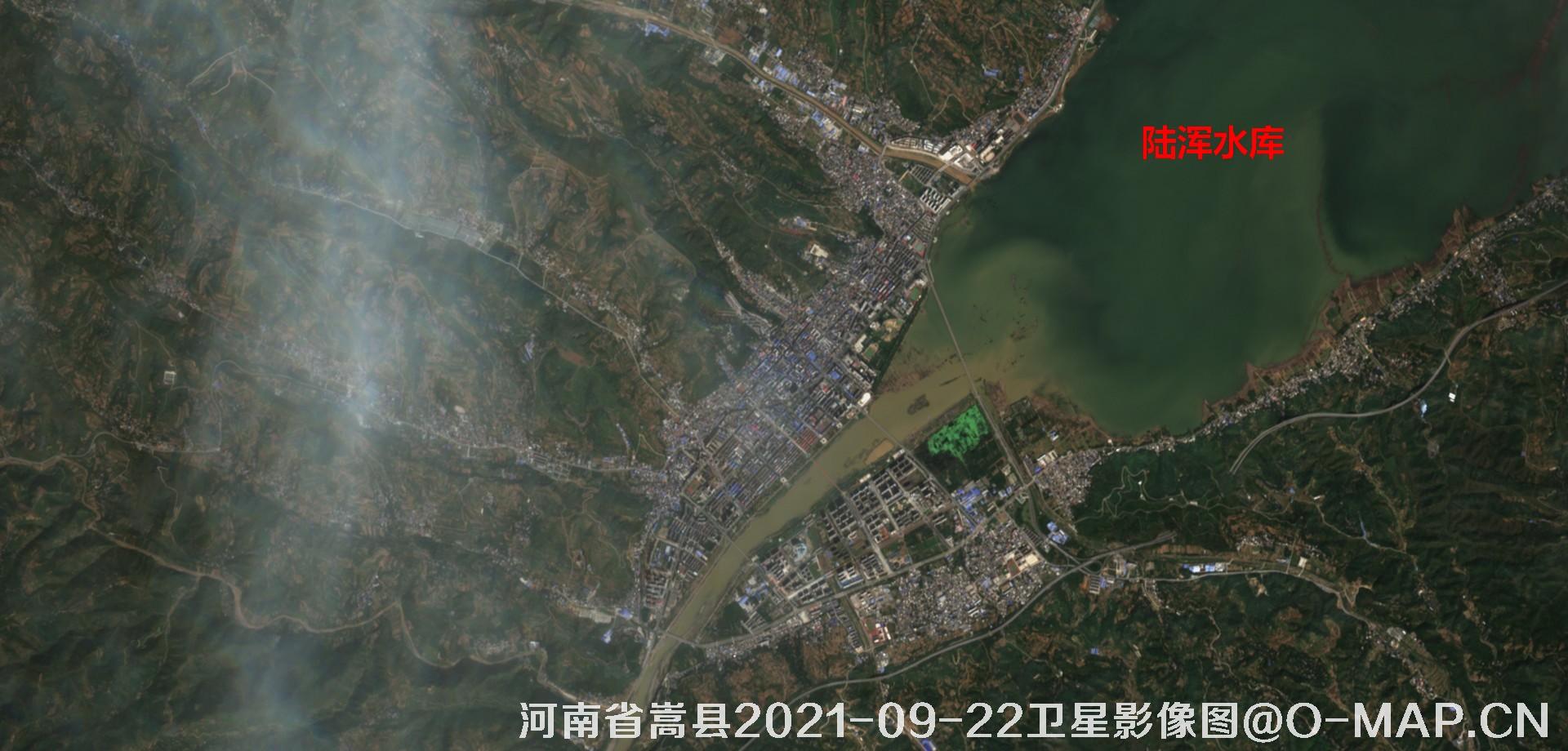 河南省洛阳市嵩县9月24日暴雨灾害前期卫星影像数据