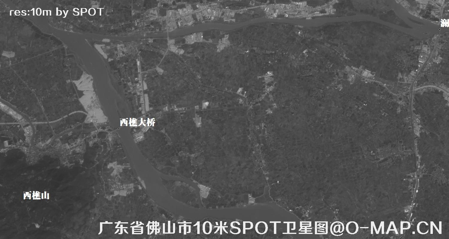 国产0.5米卫星拍摄的峡江县@国产卫星影像购买网