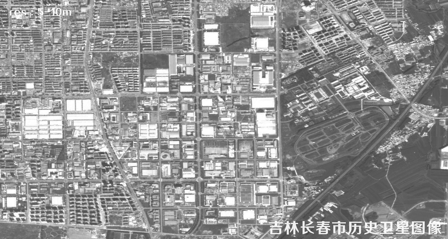 吉林市长春市2010年卫星历史图像