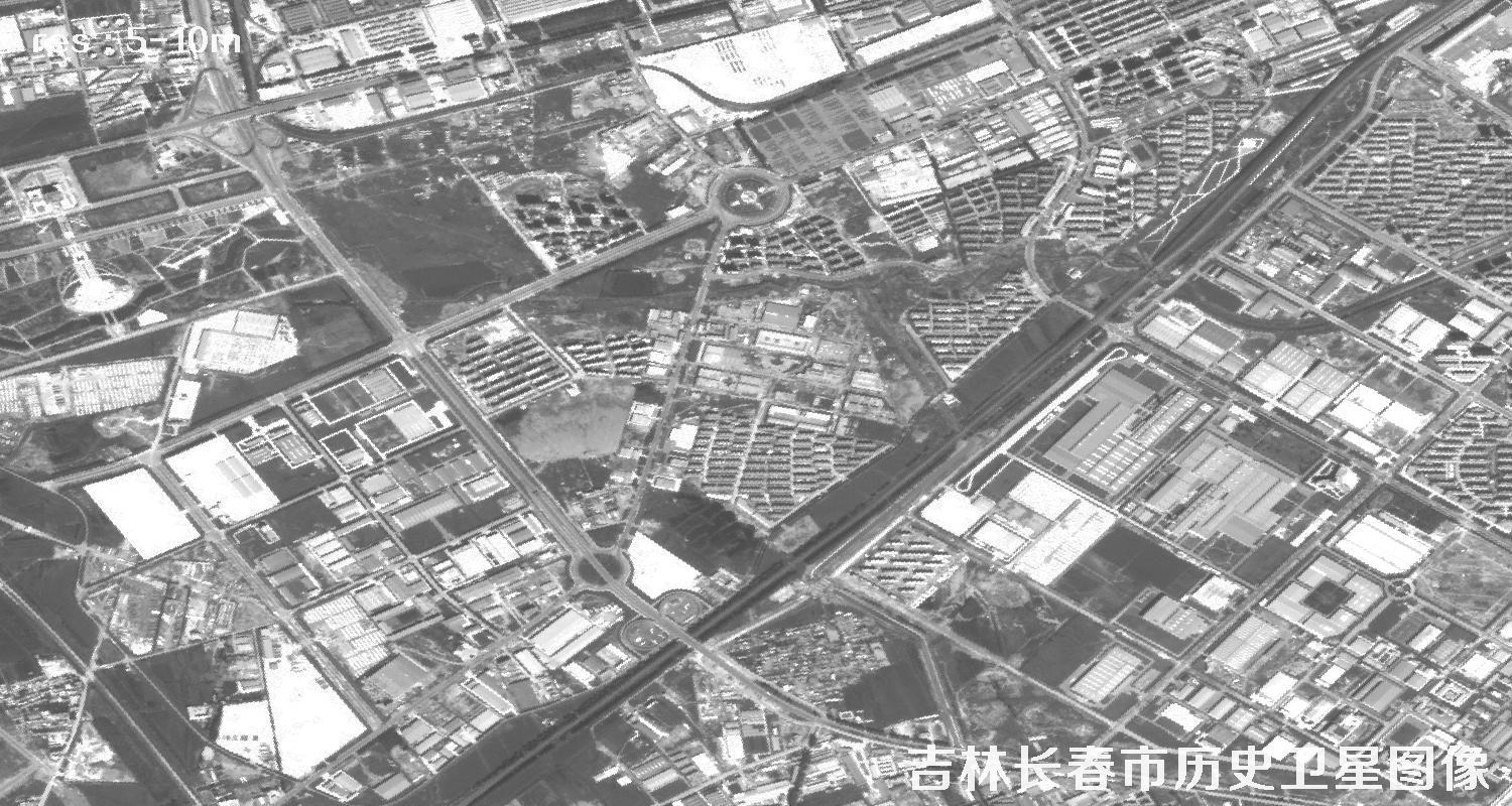 吉林市长春市2010年卫星历史图像