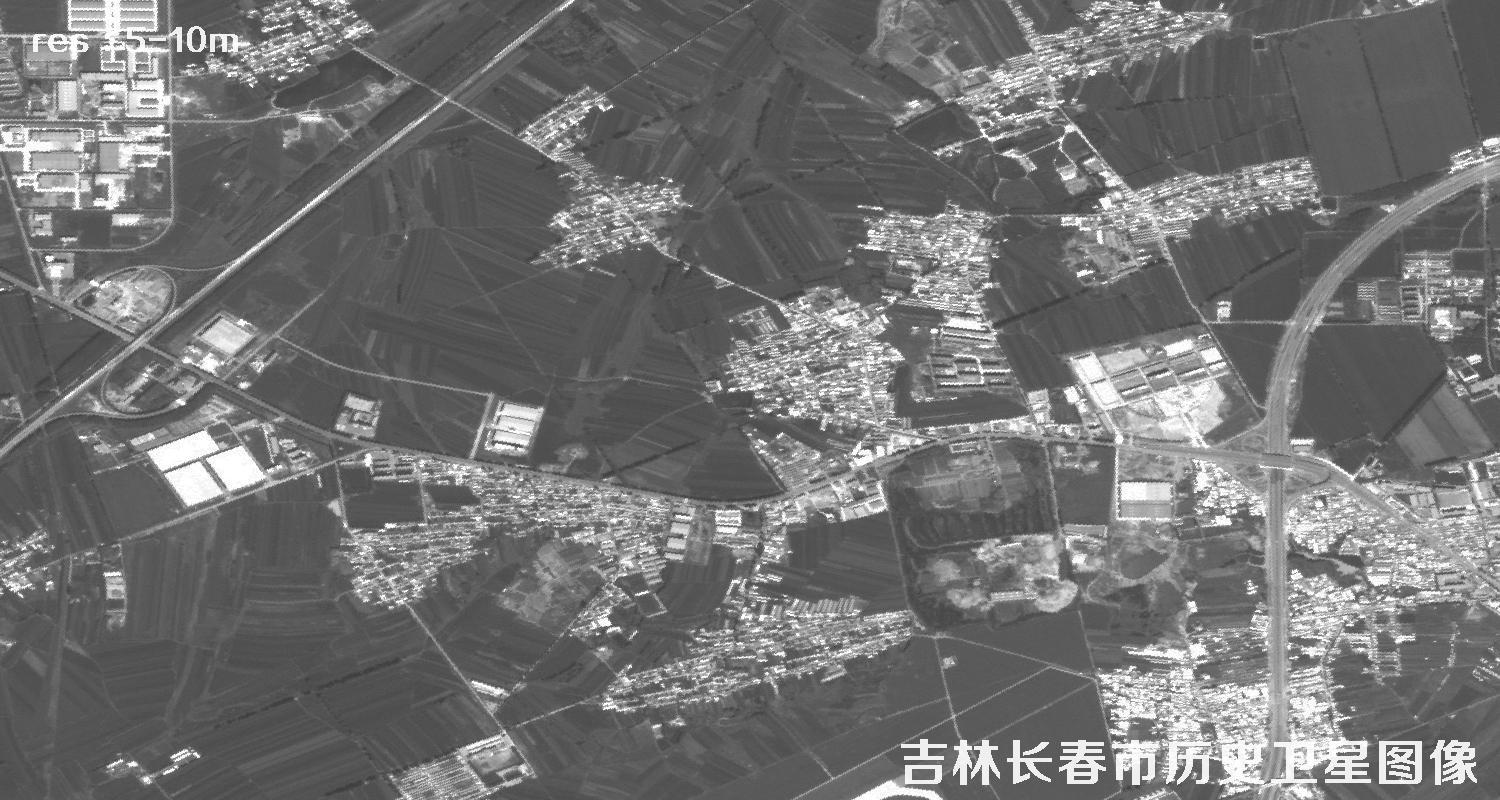 吉林市长春市2010年卫星历史图像
