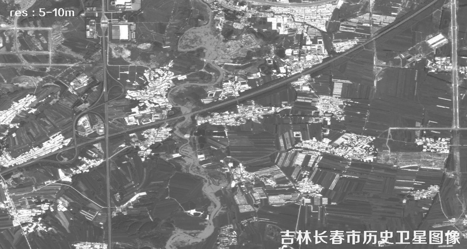 吉林市长春市2010年卫星历史图像