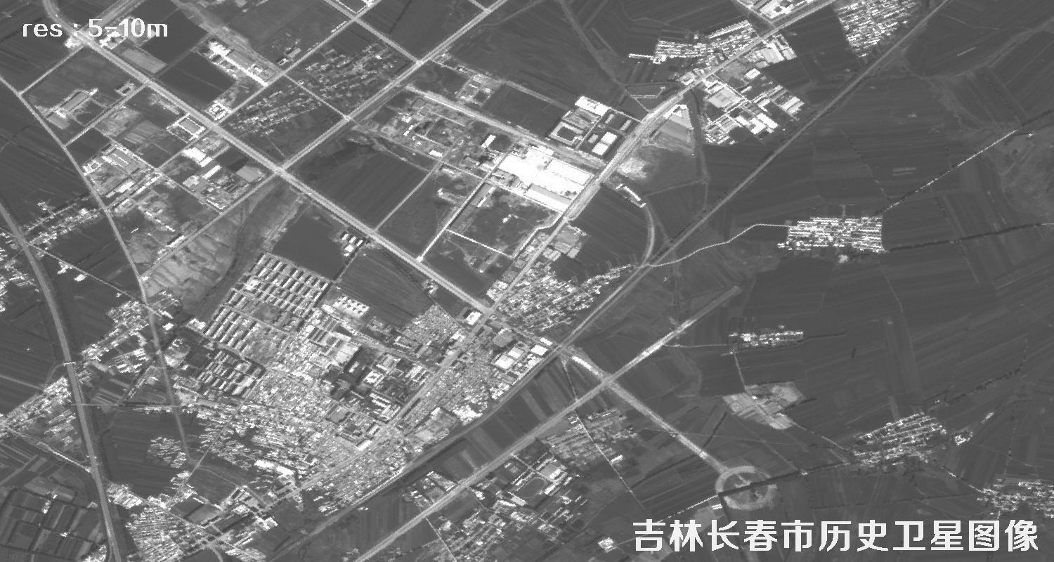 吉林市长春市2010年卫星历史图像