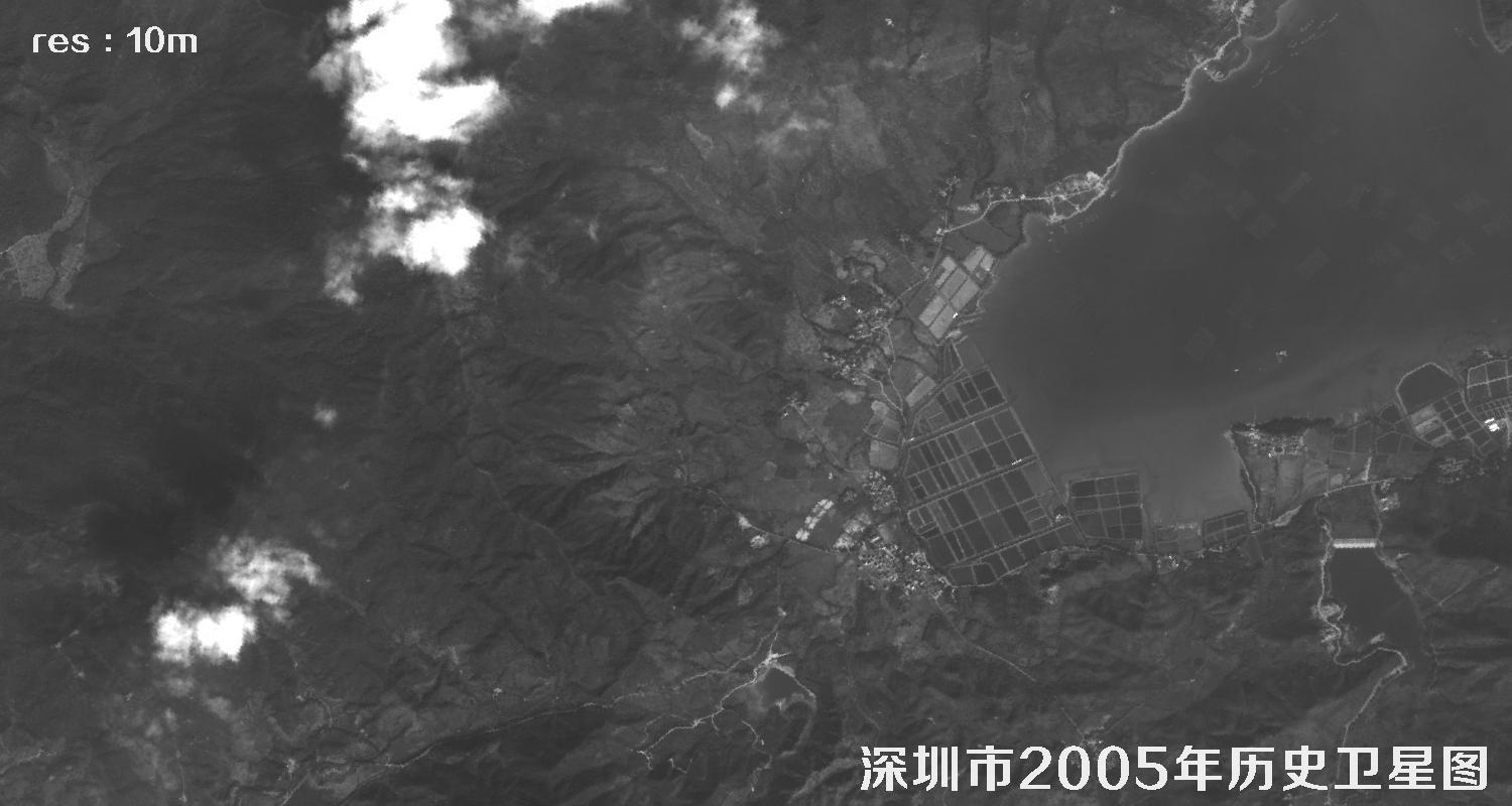 深圳市2005年10米分辨率卫星图