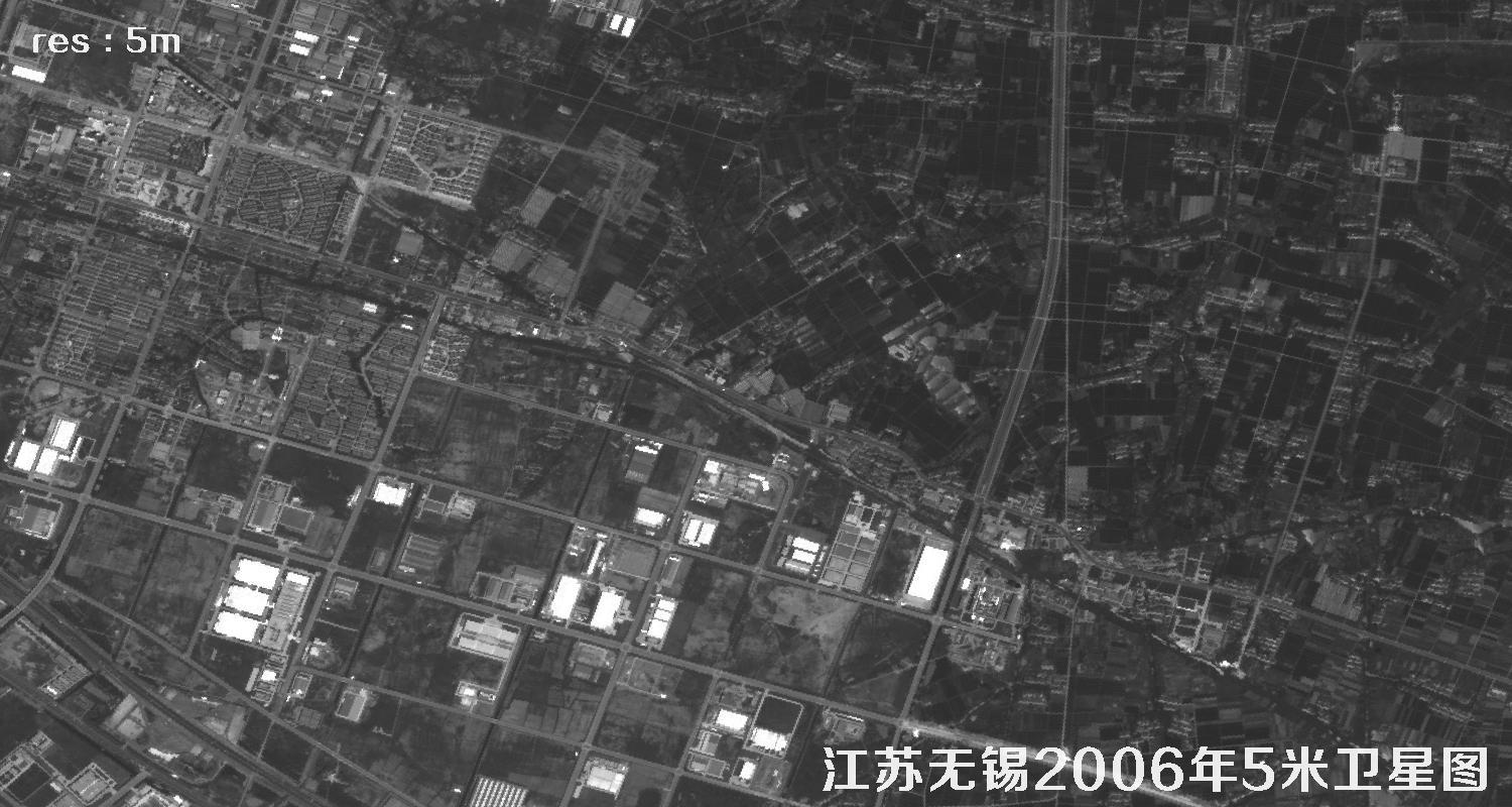 江苏省无锡市2006年5米分辨率卫星图
