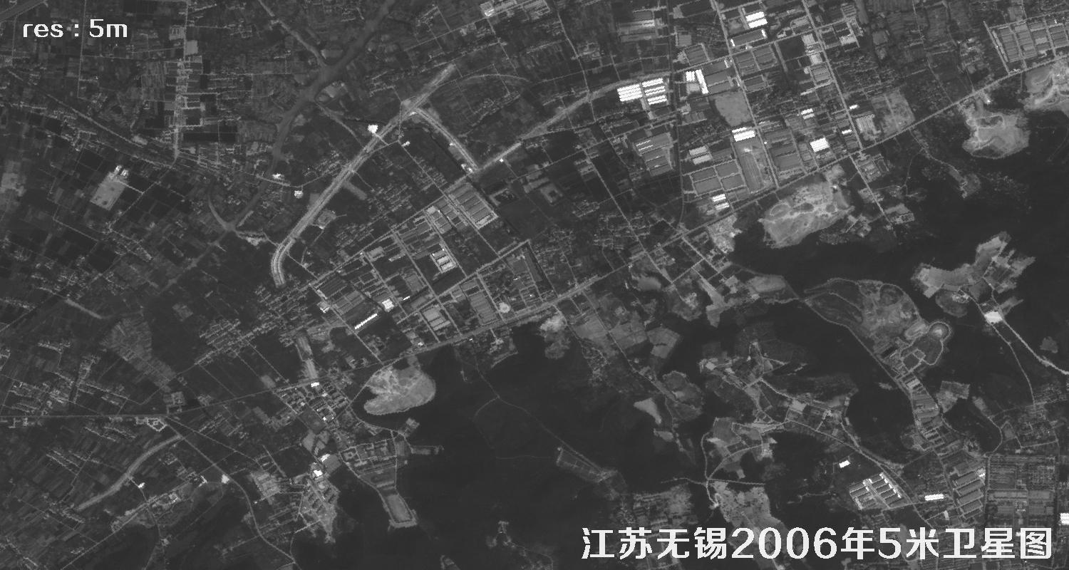 江苏省无锡市2006年5米分辨率卫星图