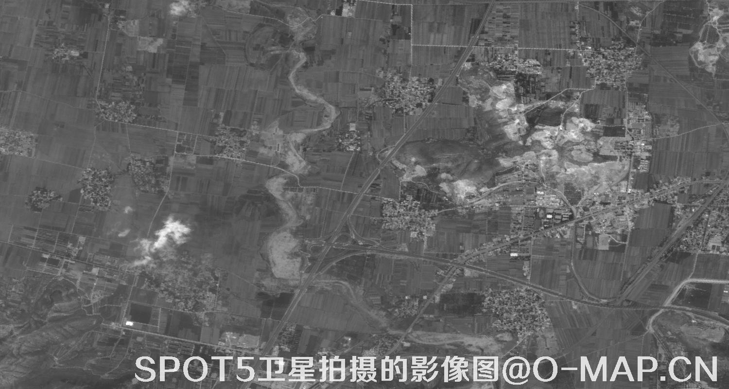 SPOT5卫星拍摄的历史影像数据