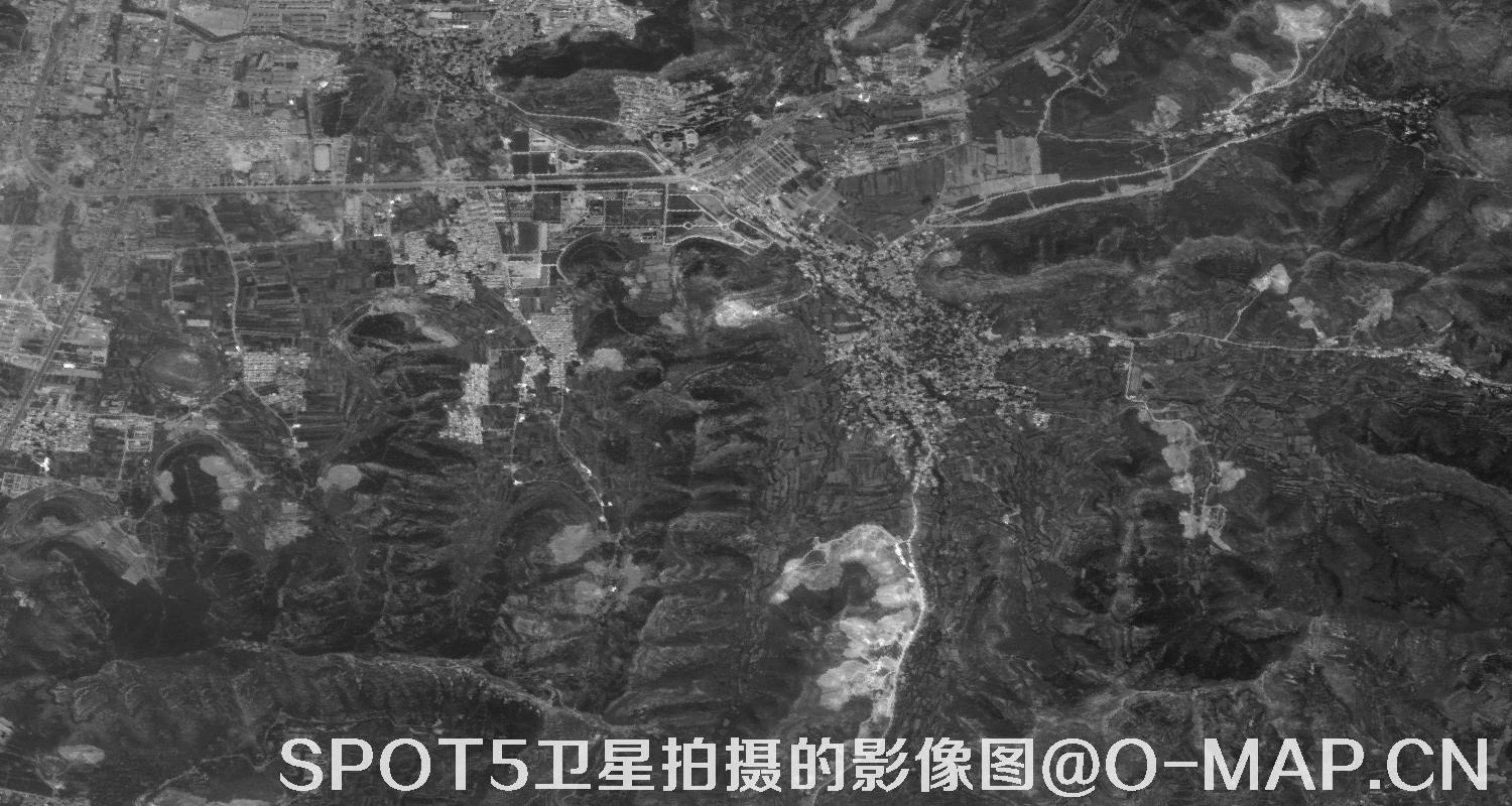 SPOT5卫星拍摄的历史影像数据