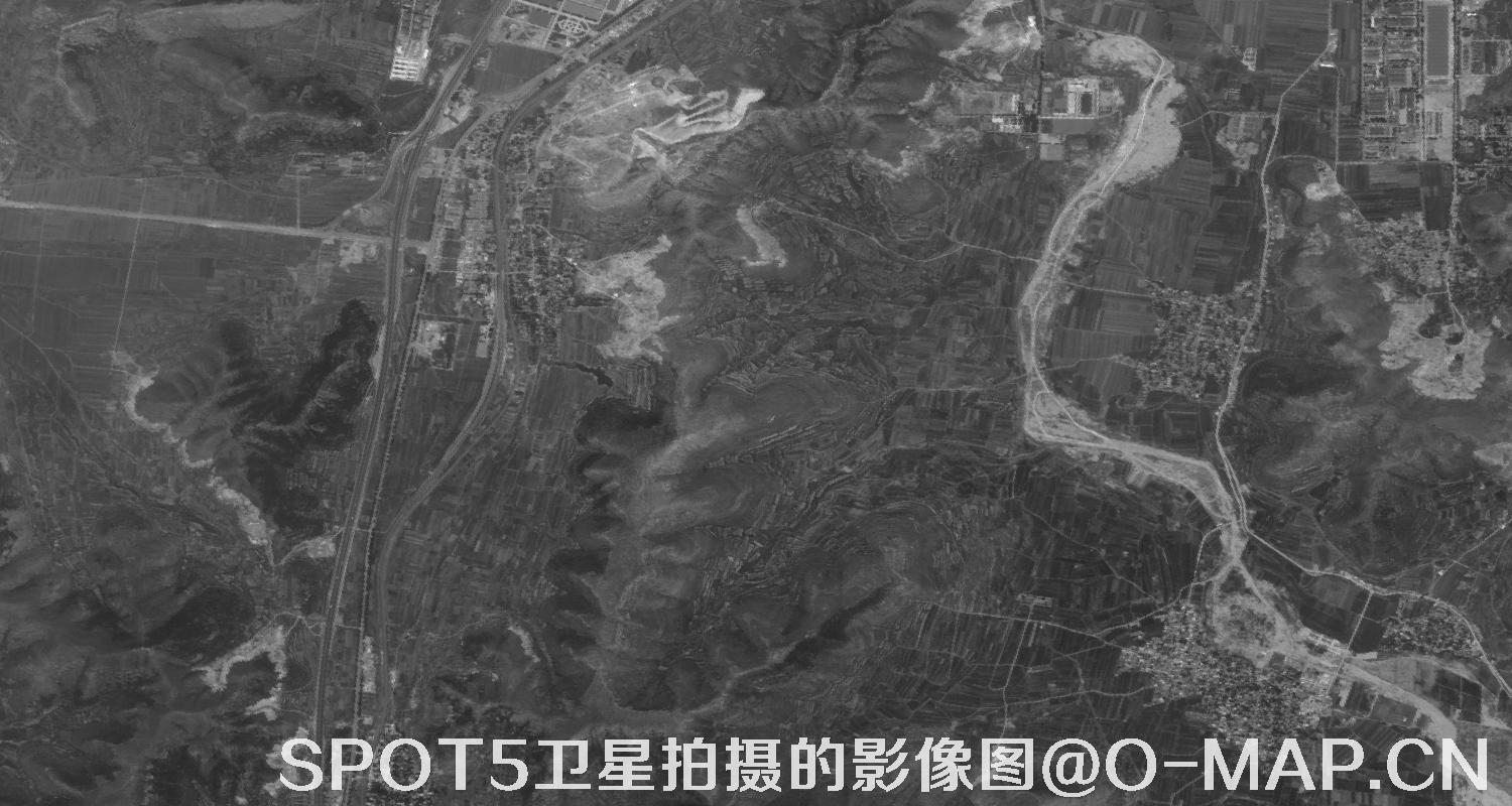 SPOT5卫星拍摄的历史影像数据