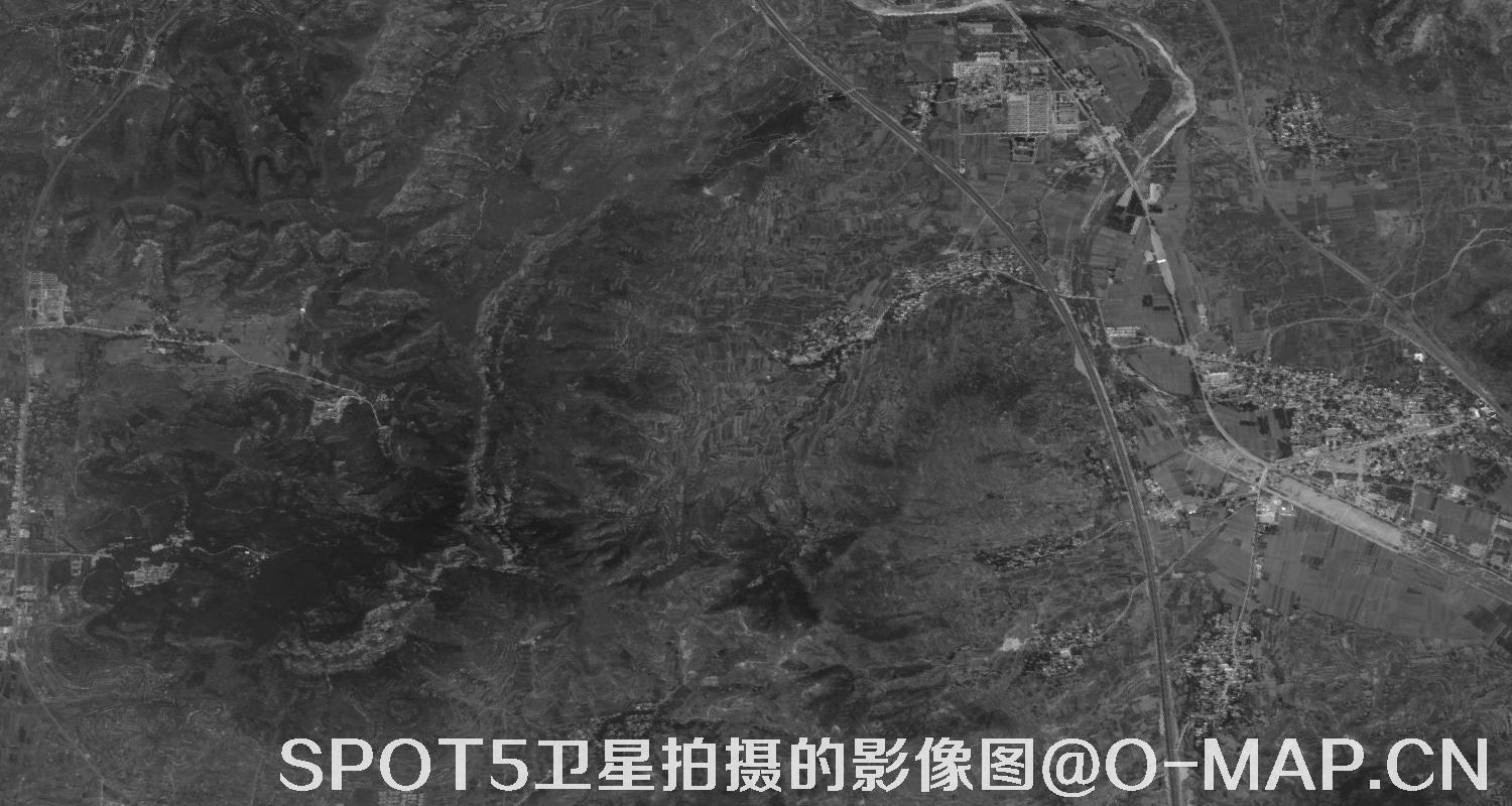 SPOT5卫星拍摄的历史影像数据