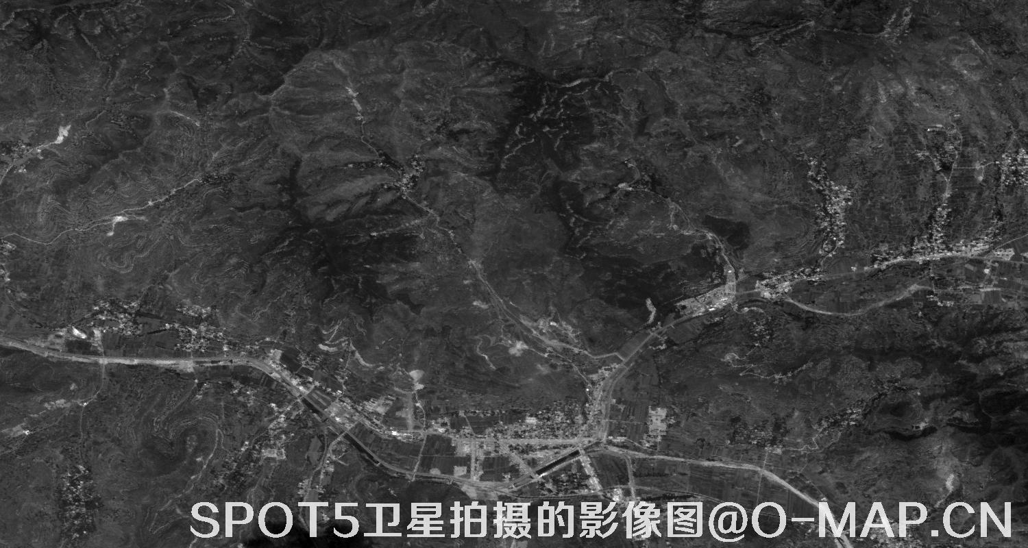 SPOT5卫星拍摄的历史影像数据