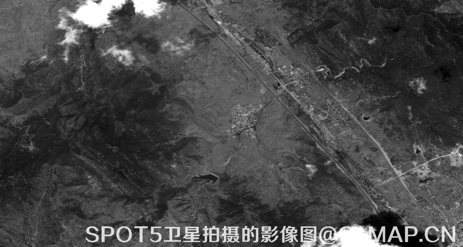 SPOT5卫星拍摄的历史影像数据