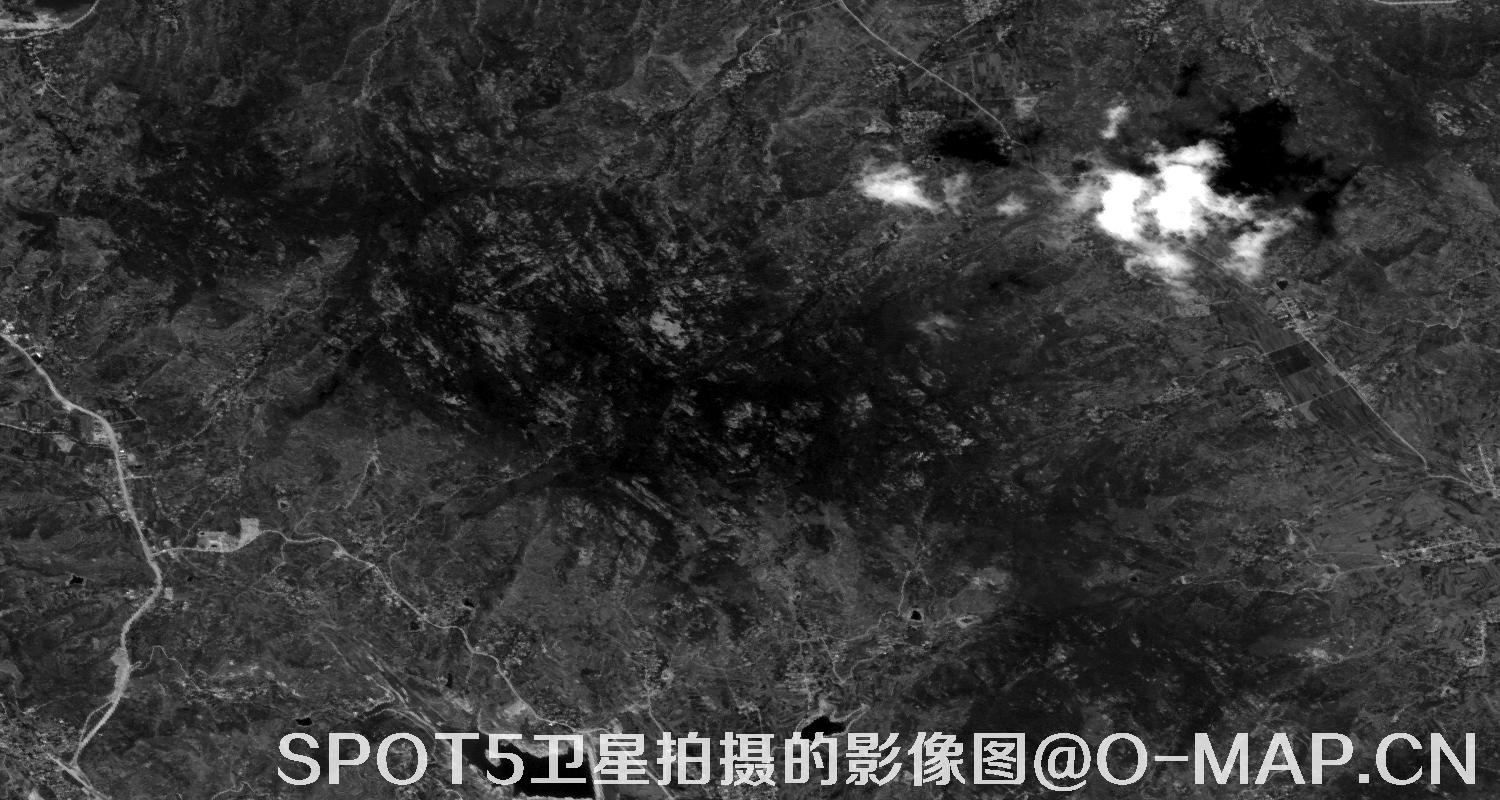 SPOT5卫星拍摄的历史影像数据