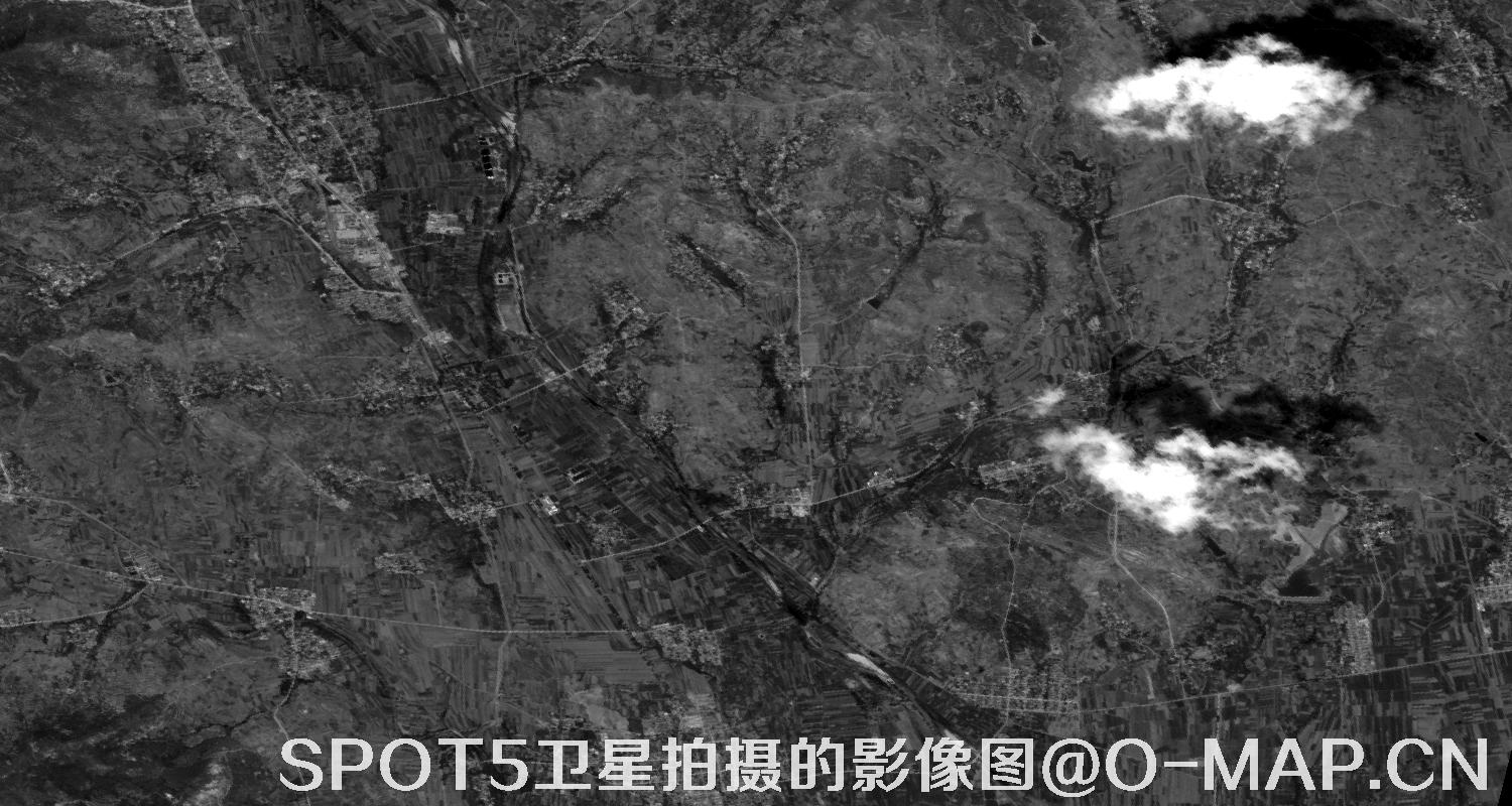 SPOT5卫星拍摄的历史影像数据
