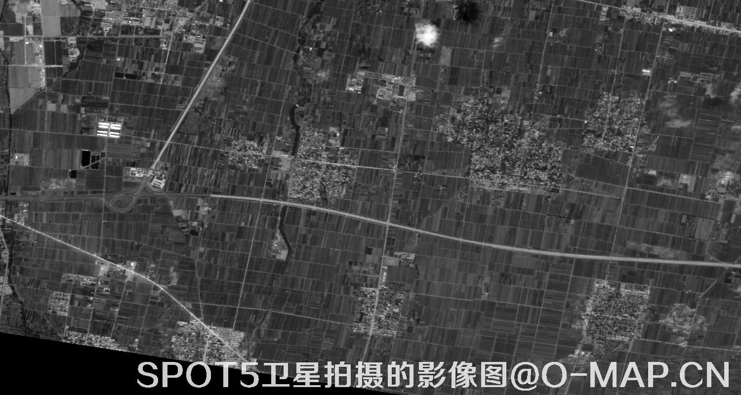 SPOT5卫星拍摄的历史影像数据