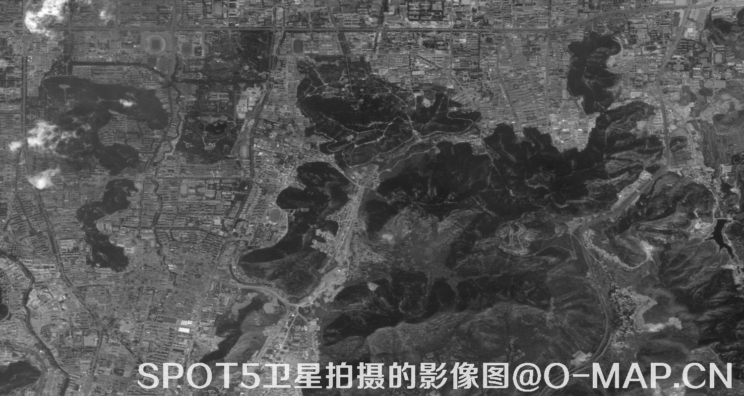 SPOT5卫星拍摄的历史影像数据