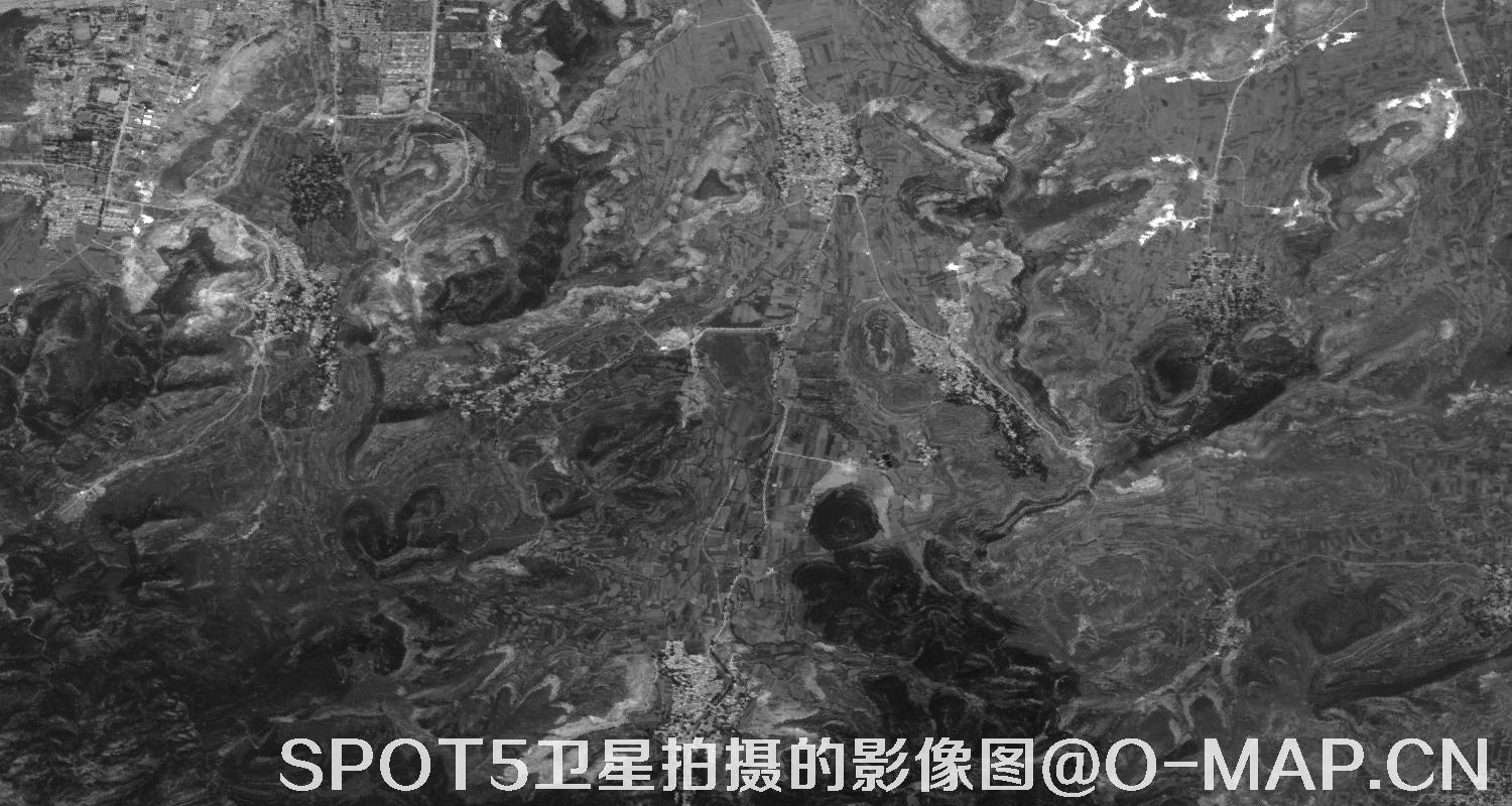 SPOT5卫星拍摄的历史影像数据