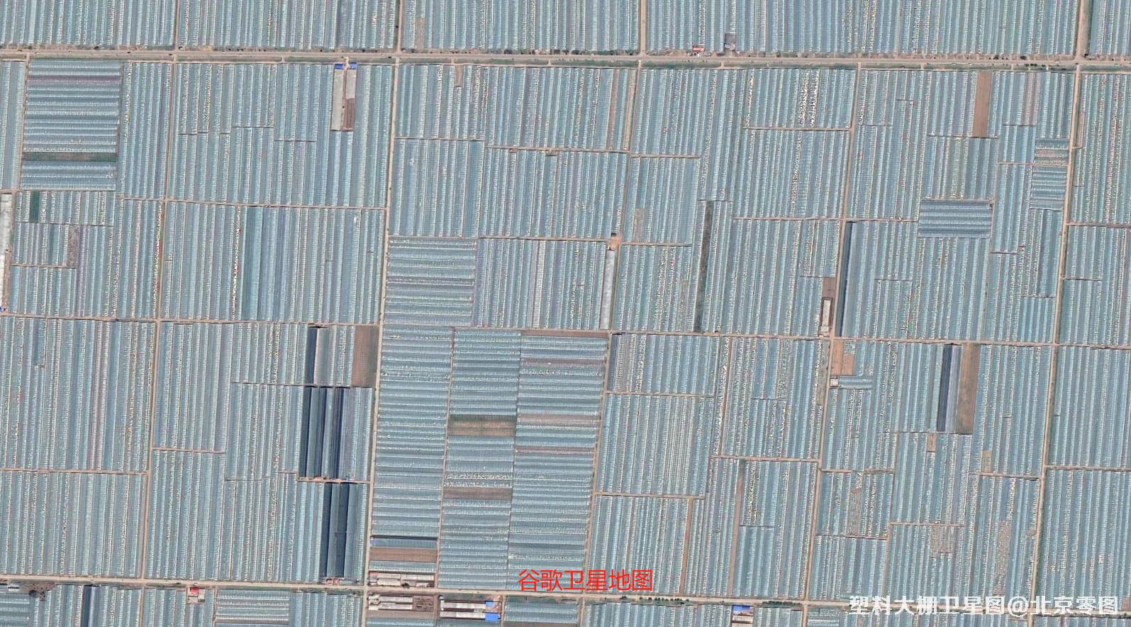 青州市和寿光市塑料大棚谷歌高清卫星图