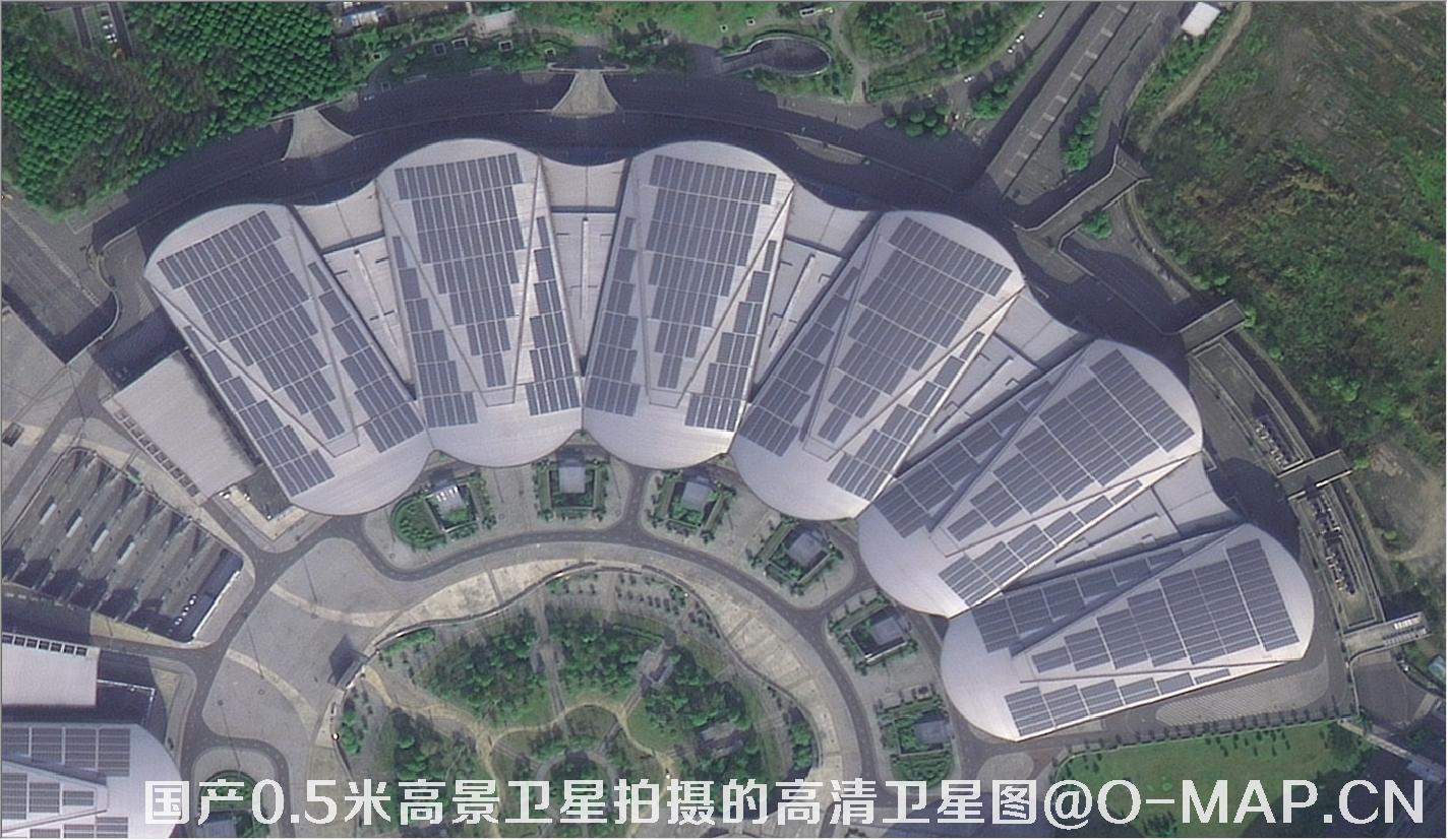 广东省阳春市0.5米高景卫星图购买样例
