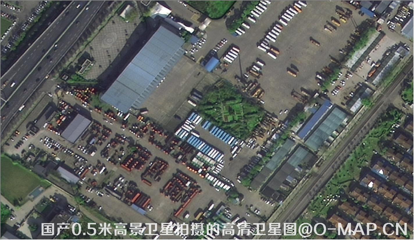 国产0.5米高景卫星拍摄的高清卫星图