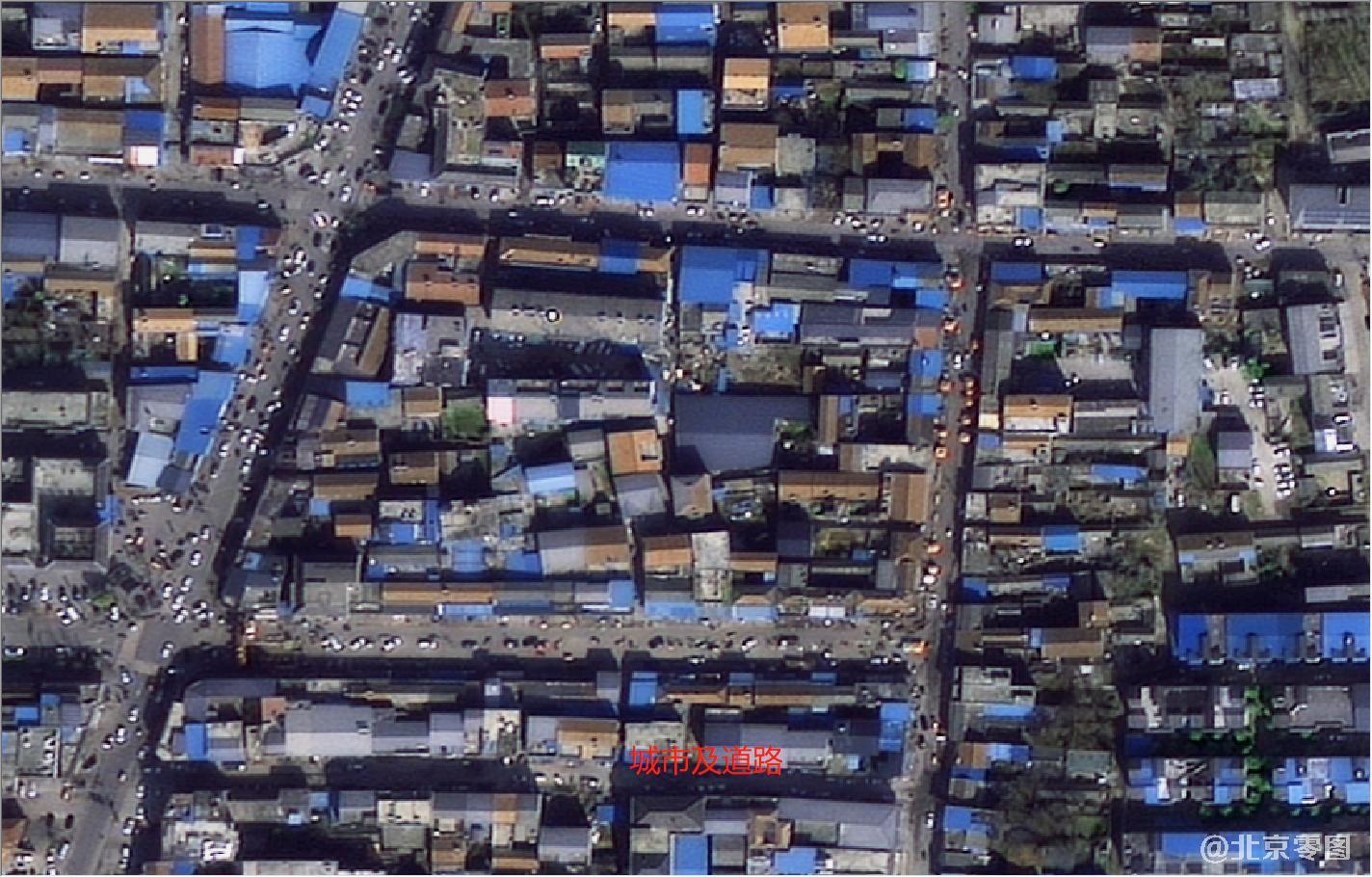 高景一号卫星拍摄的0.5米卫星影像数据
