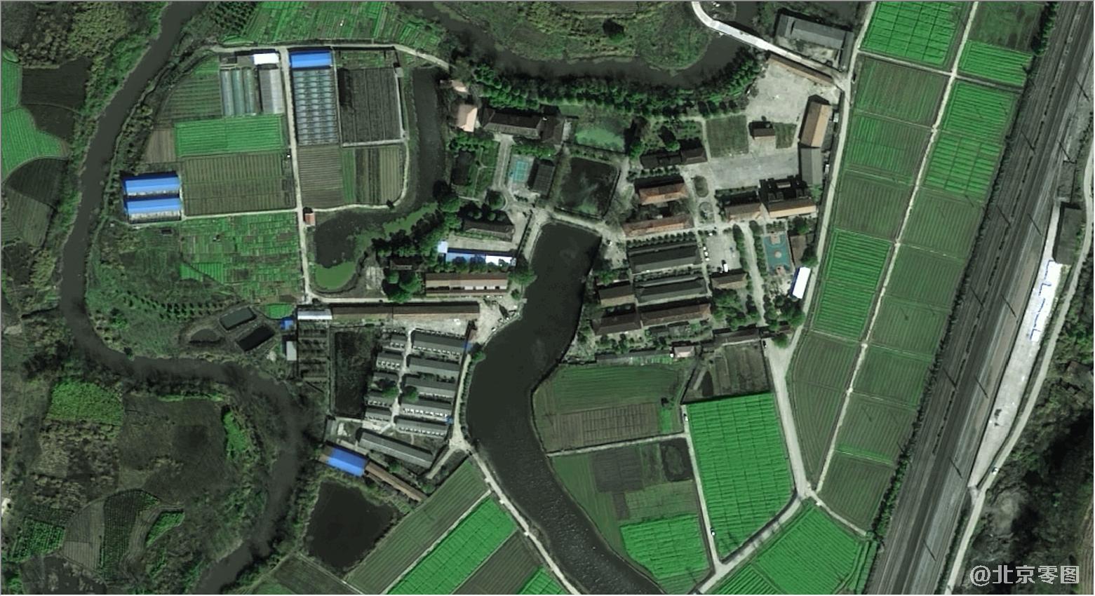 高景一号卫星拍摄的江西省井冈山卫星图