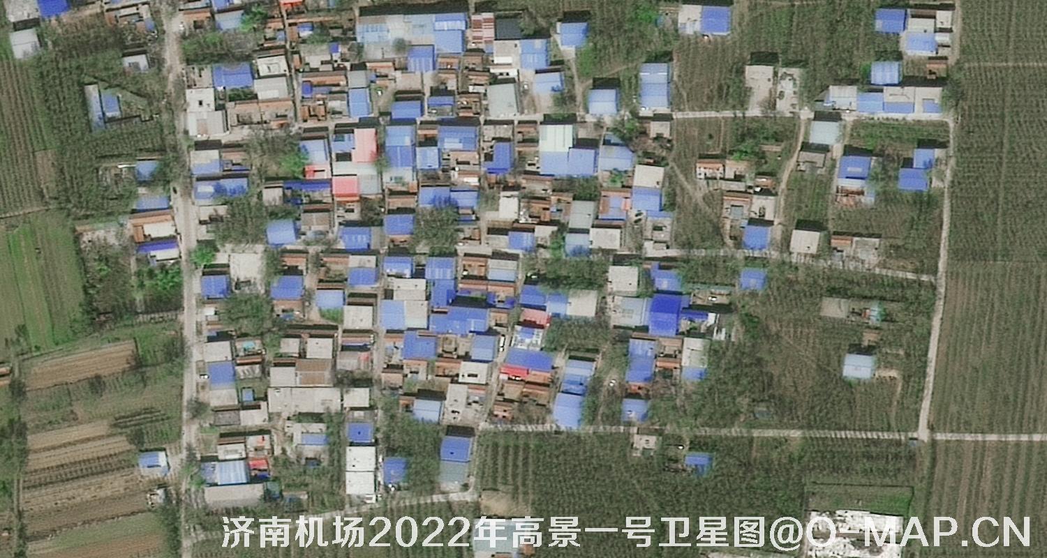 高景一号卫星拍摄的0.5米分辨率影像图