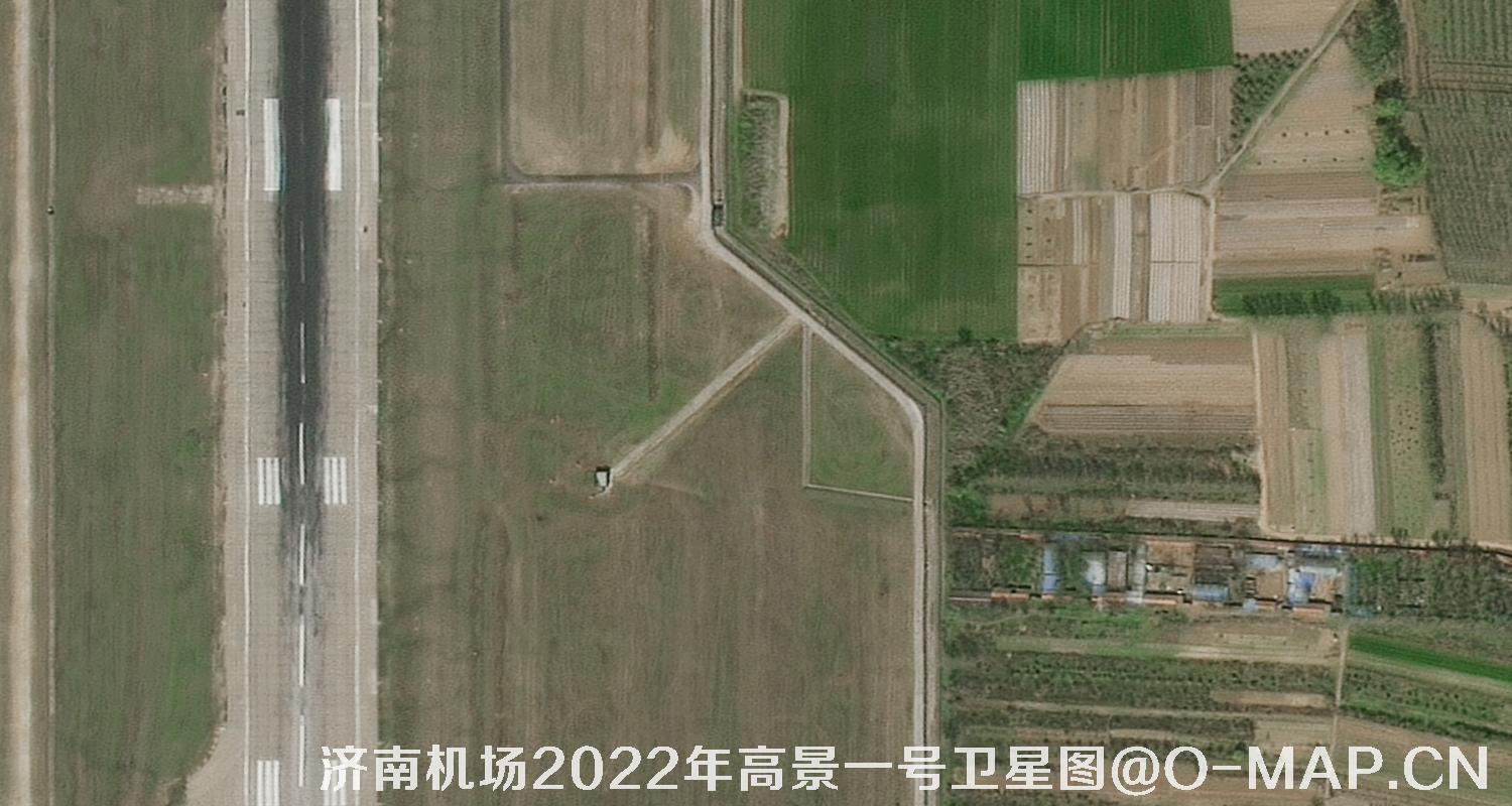 SuperView高景一号卫星2022年拍摄的济南遥墙机场0.5米卫星图