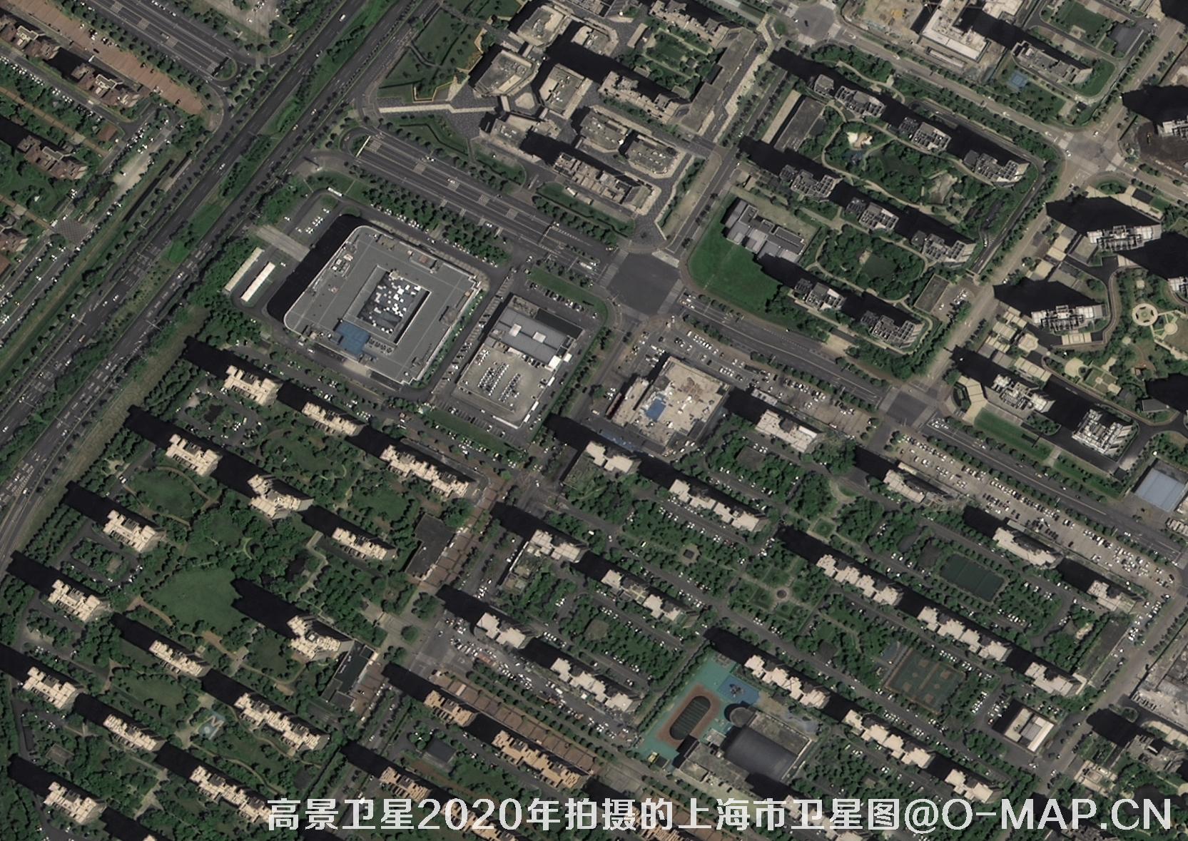 高景一号卫星拍摄的0.5米分辨率卫星图片