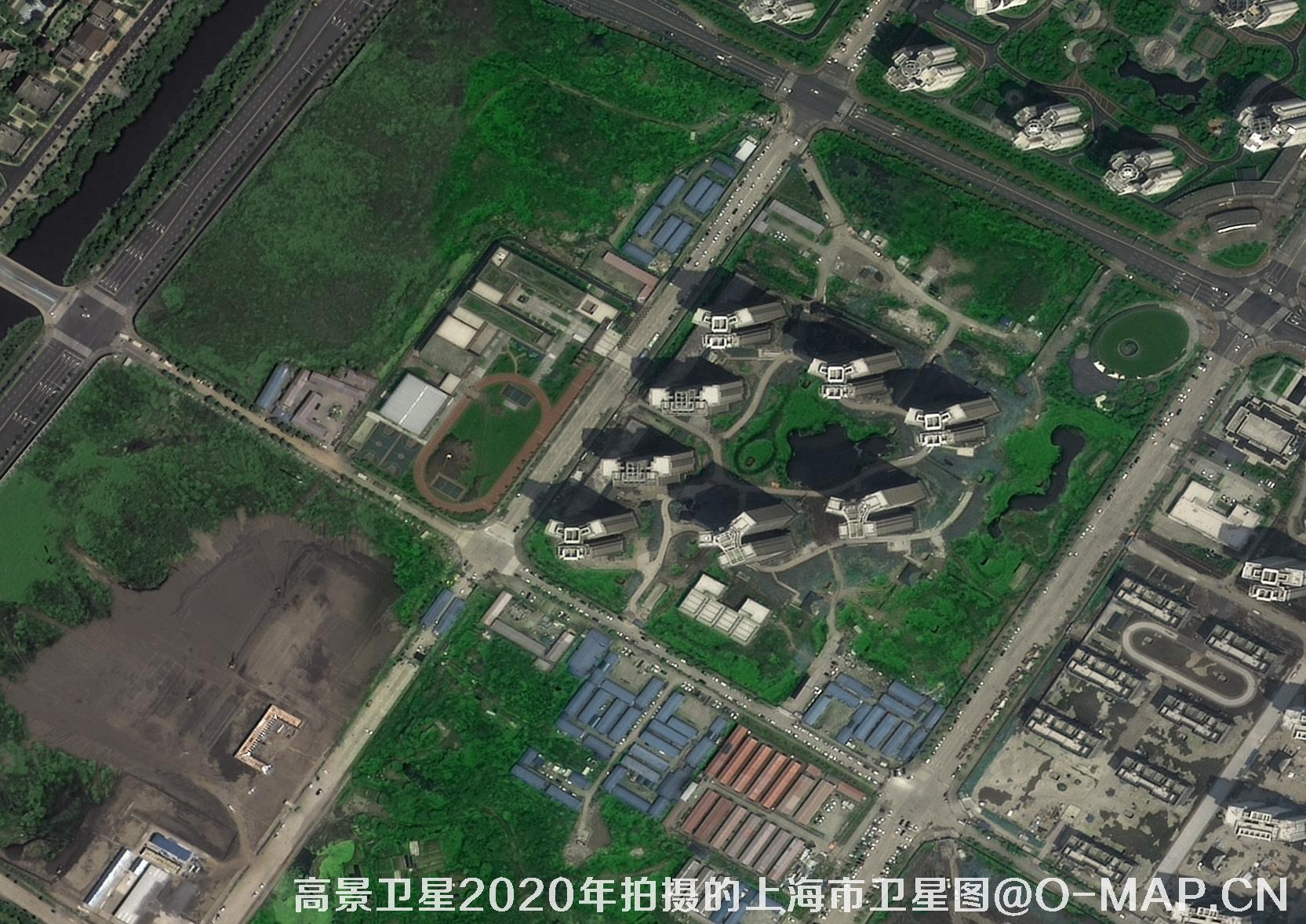 SuperView高景一号卫星拍摄的0.5米分辨率卫星图