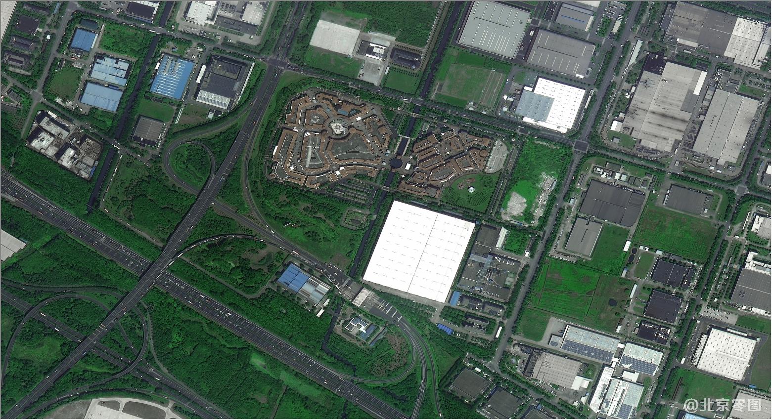 高景一号卫星拍摄的江苏省无锡市卫星图