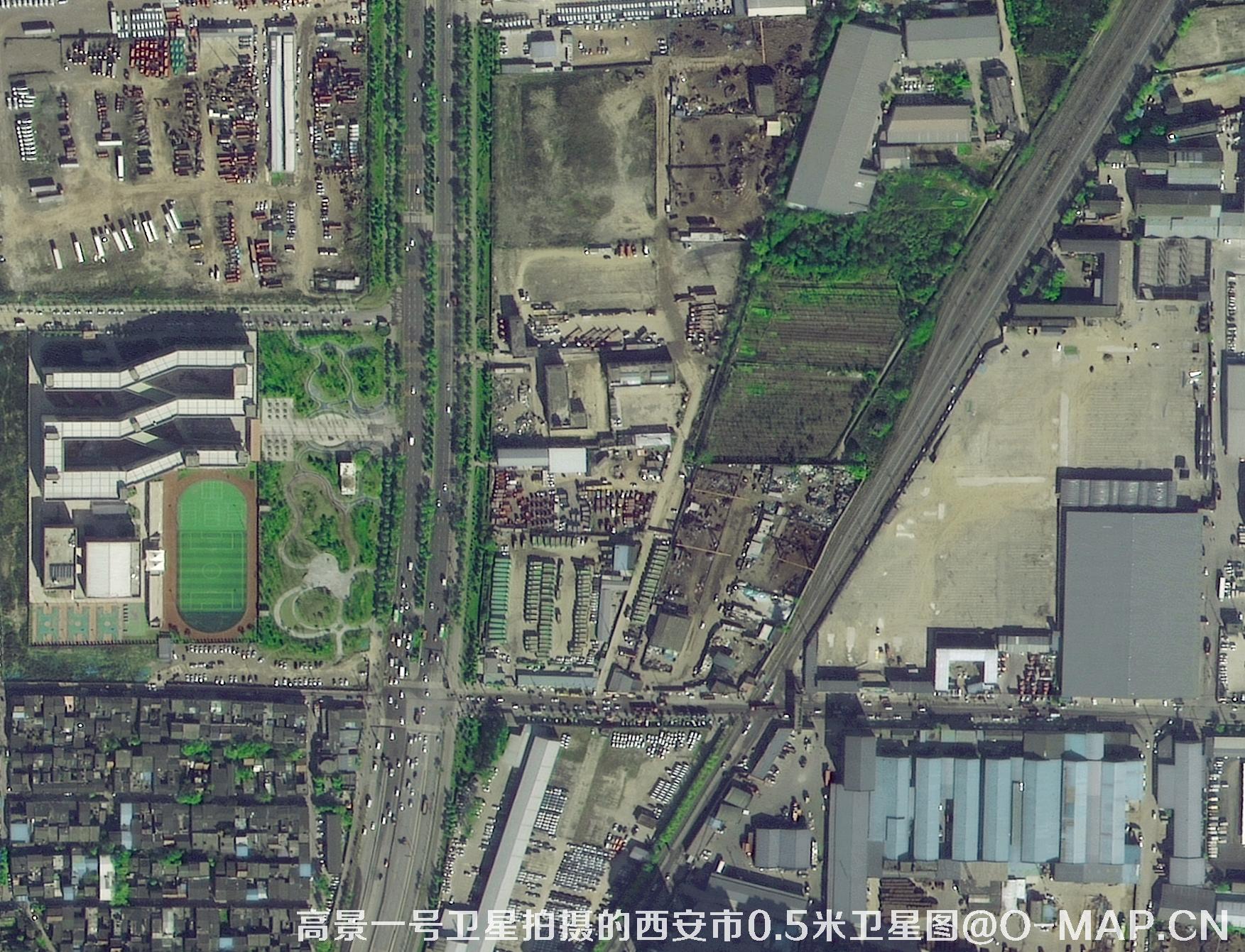 国产0.5米卫星拍摄的0.5米分辨率卫星图片