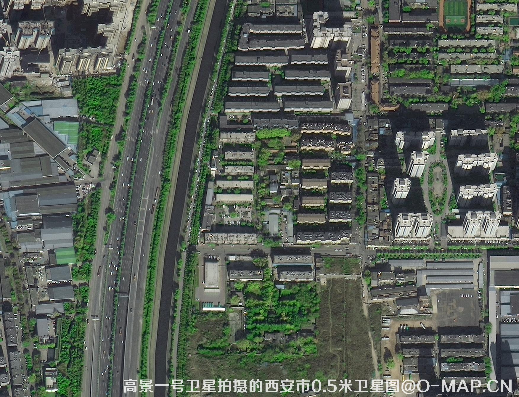 0.5米分辨率卫星图样例