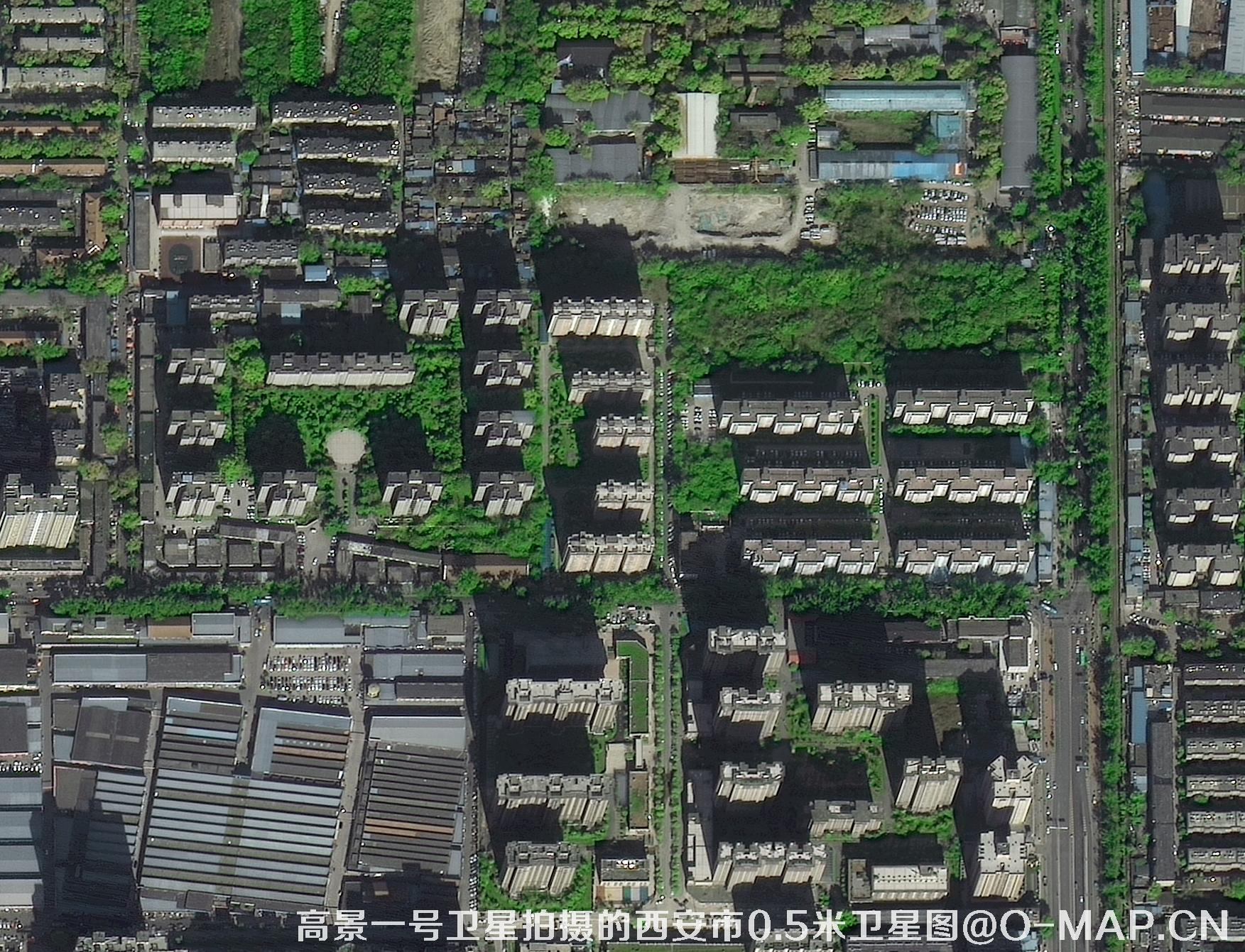 0.5米分辨率卫星图样例