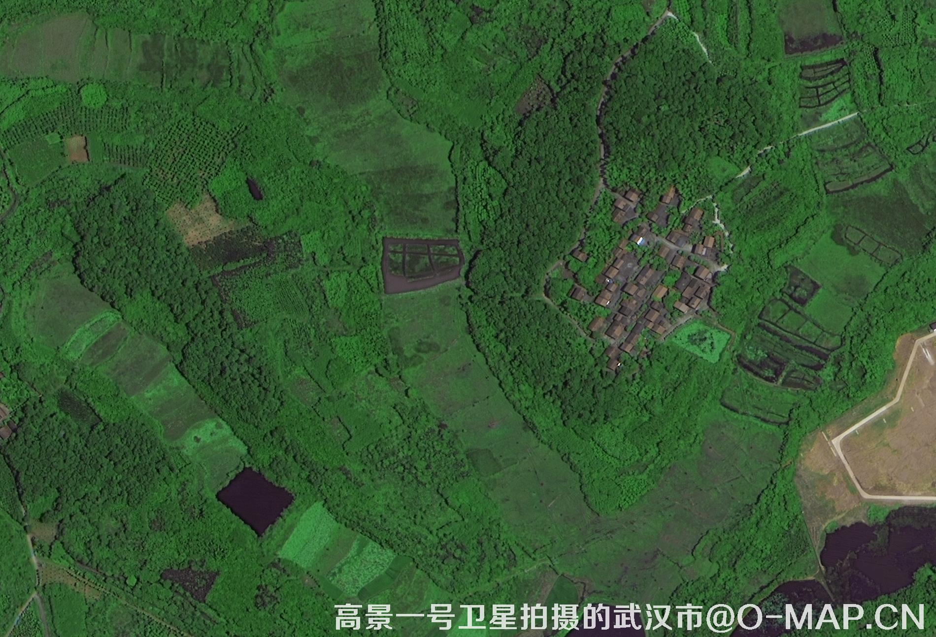 国产高景一号卫星拍摄的0.5米卫星图
