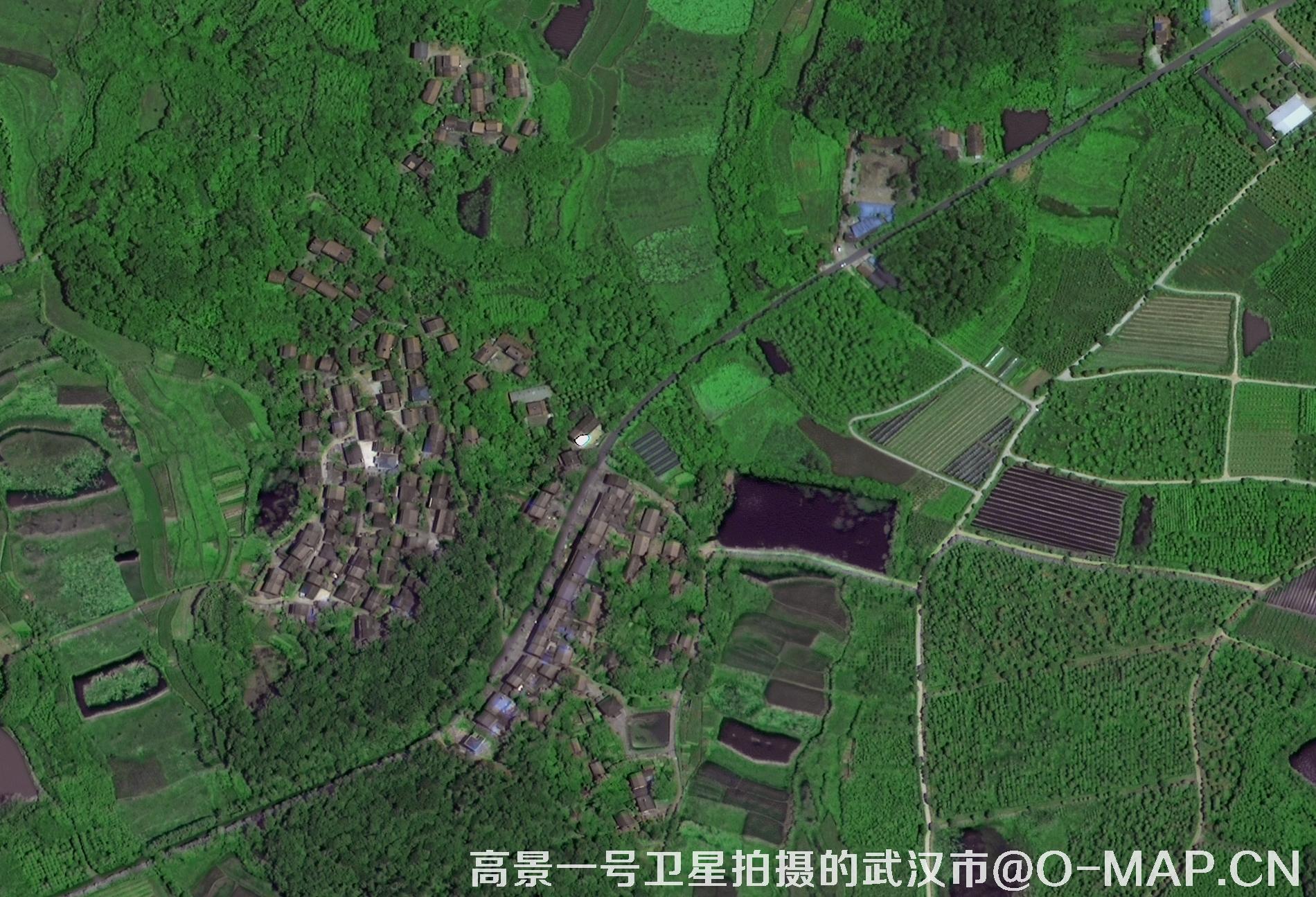 高景一号卫星拍摄的0.5米分辨率影像图