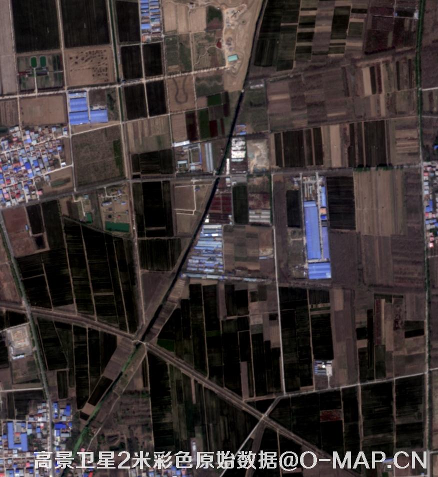 高景一号卫星拍摄的0.5米影像图