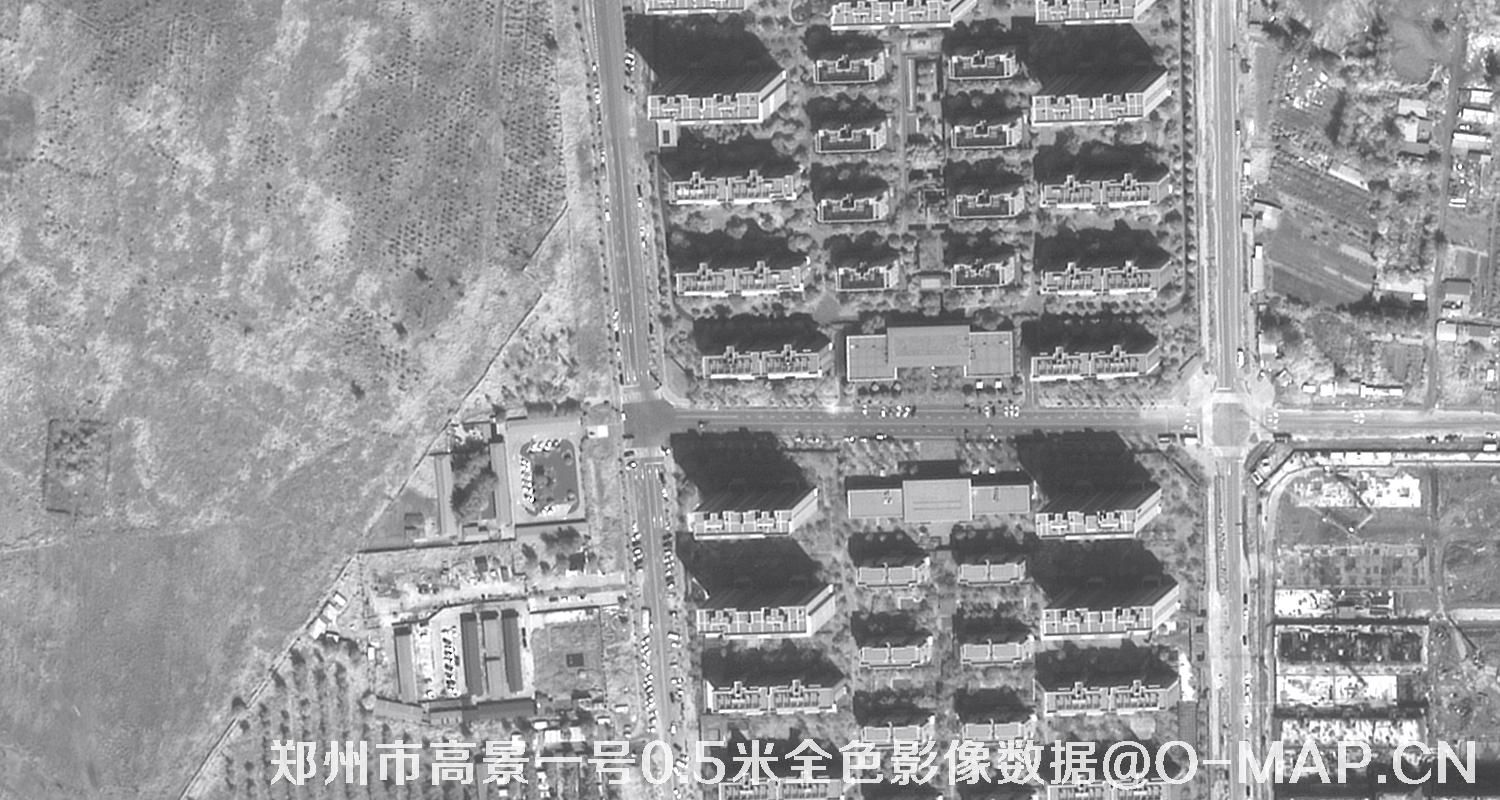 河南省郑州市高景一号0.5米全色影像数据