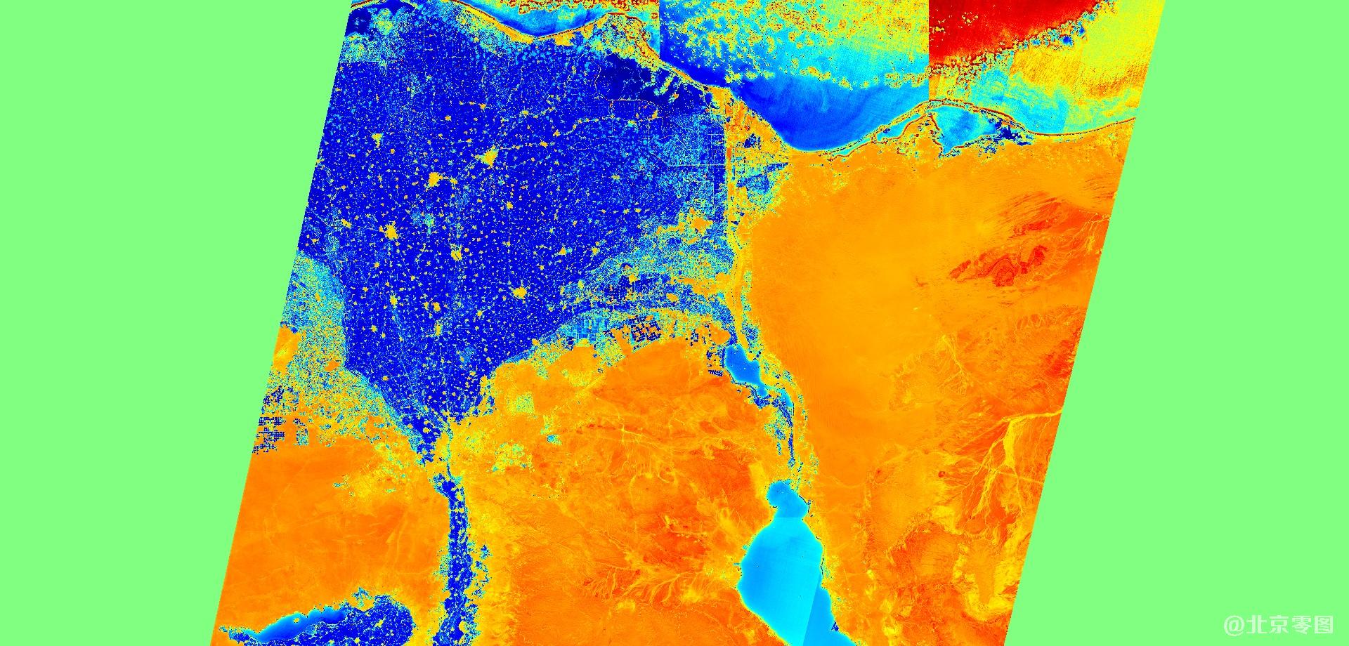 苏伊士运河卫星多光谱数据-NDMI归一化水分指数