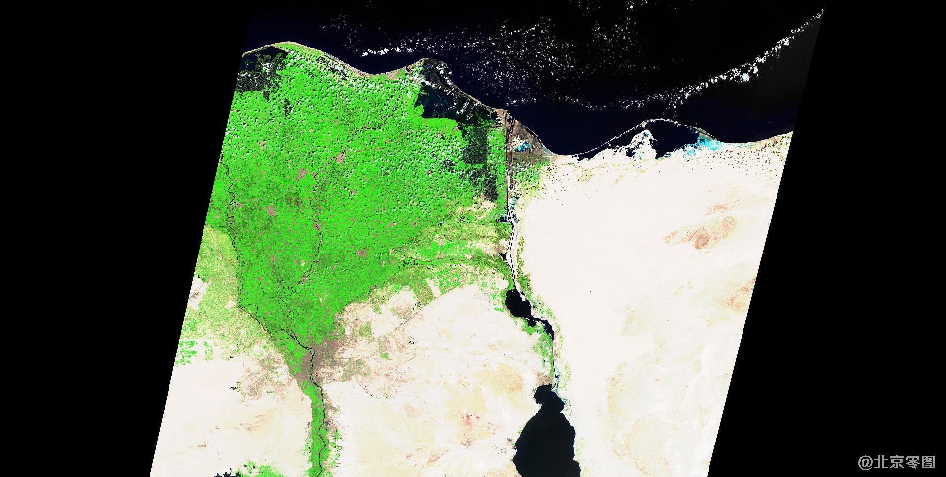 苏伊士运河卫星多光谱数据-SWIR短波红外影像模型