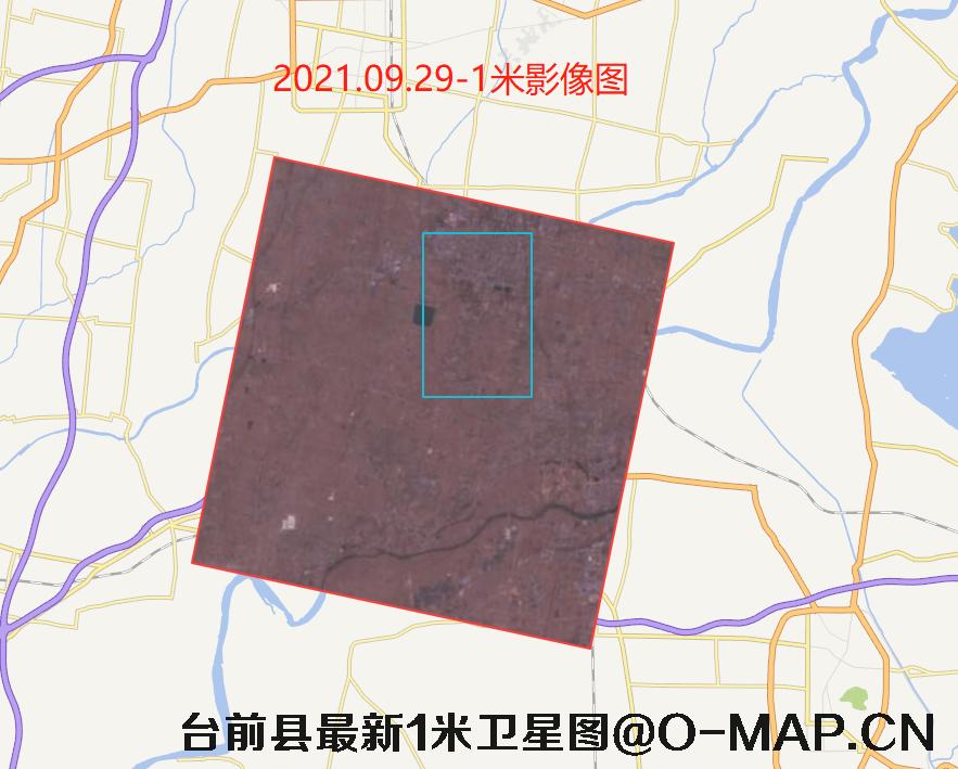 河南省台前县2021年高清卫星图