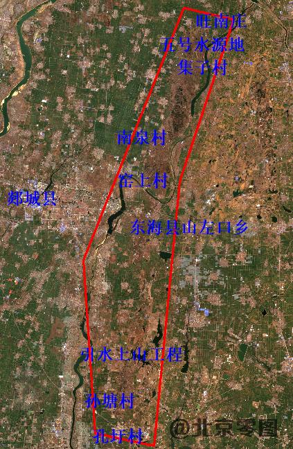 郯城县森林防区卫星图购买范围